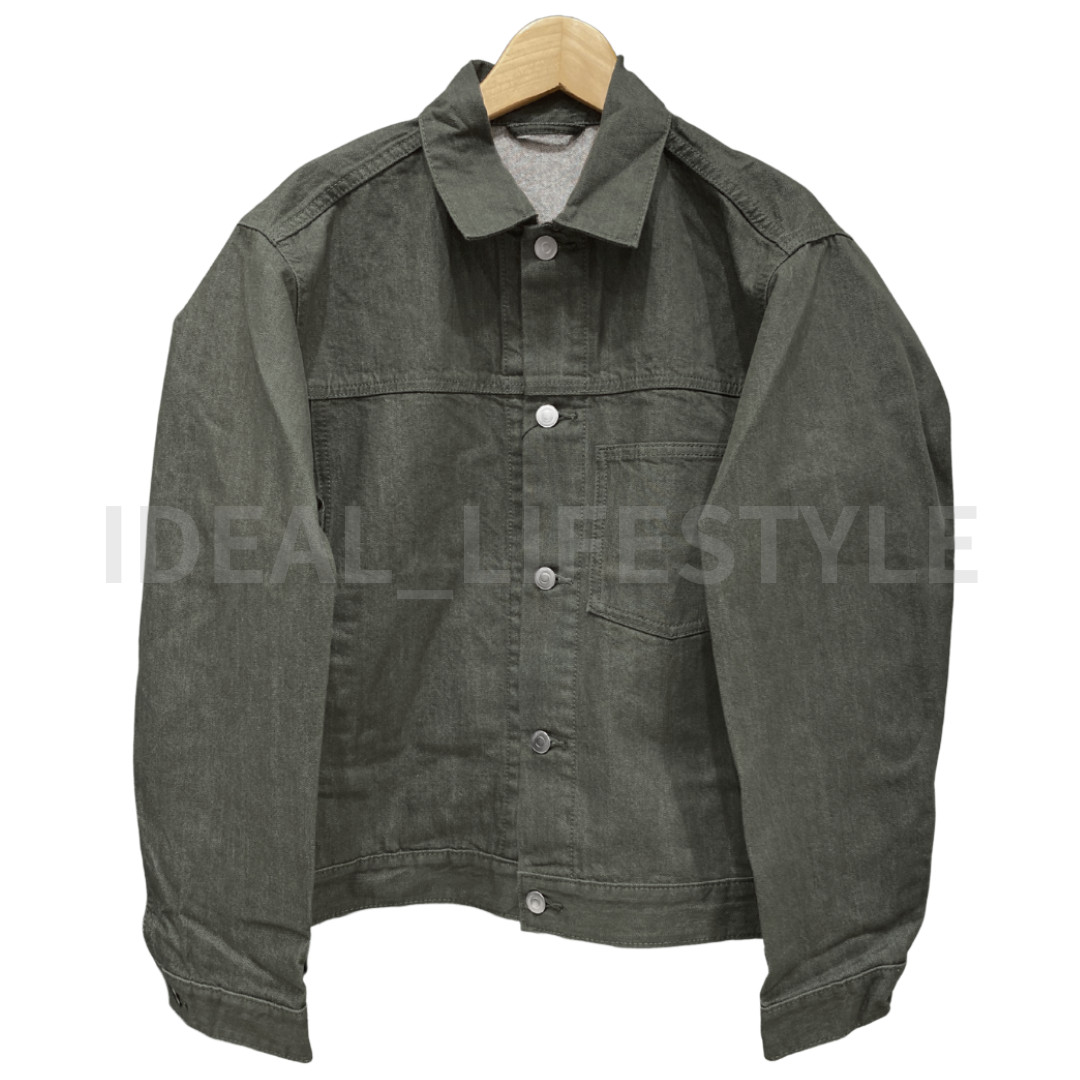 UNIQLO Denim Trucker Jacket S M L XL XXL 3XL 4XL Black Olive Navy 488726 Men NWT
