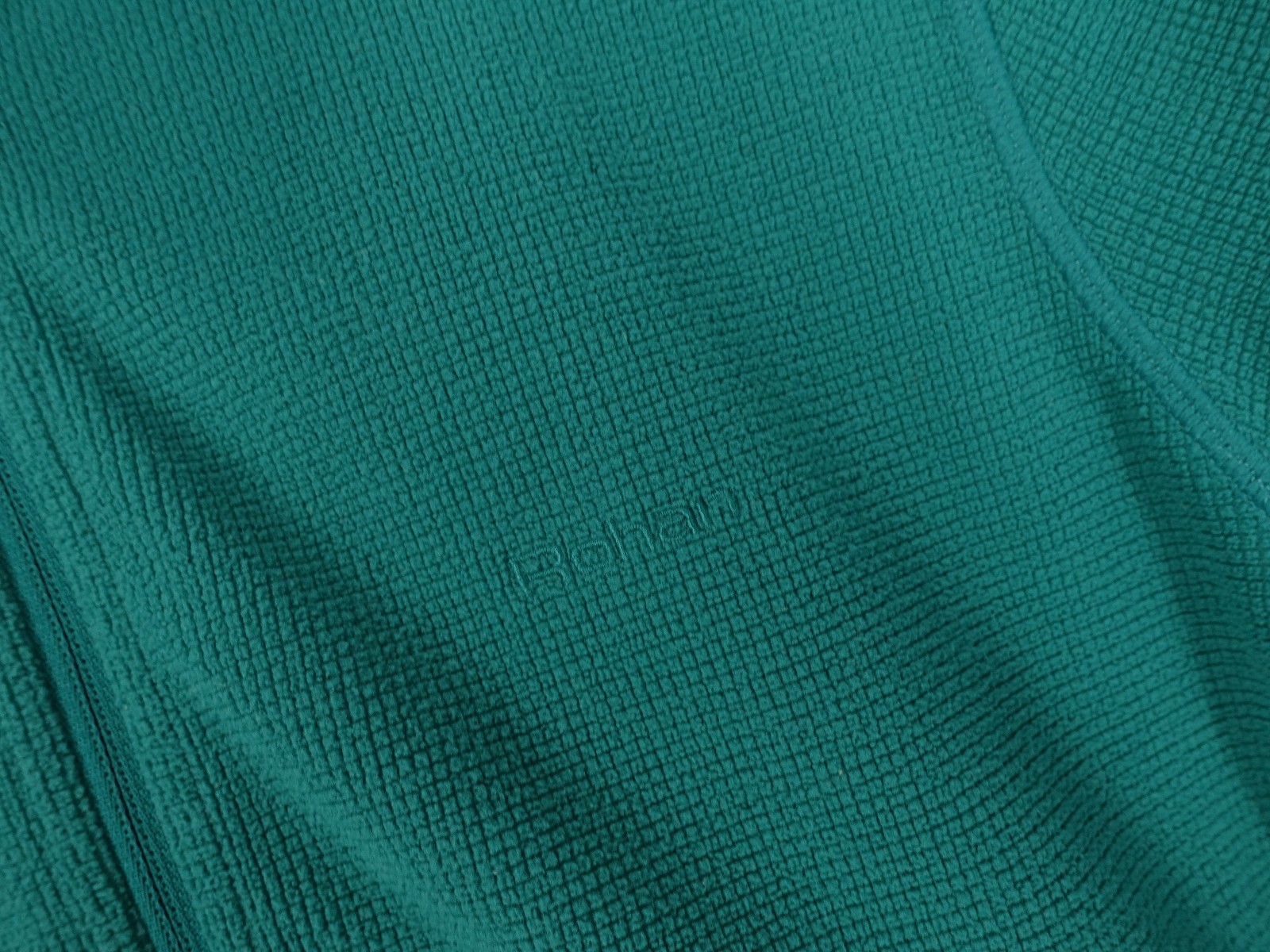 Rohan Jacket Mens Small Green Turquoise Microgrid Fleece Outdoor Walking Hiking