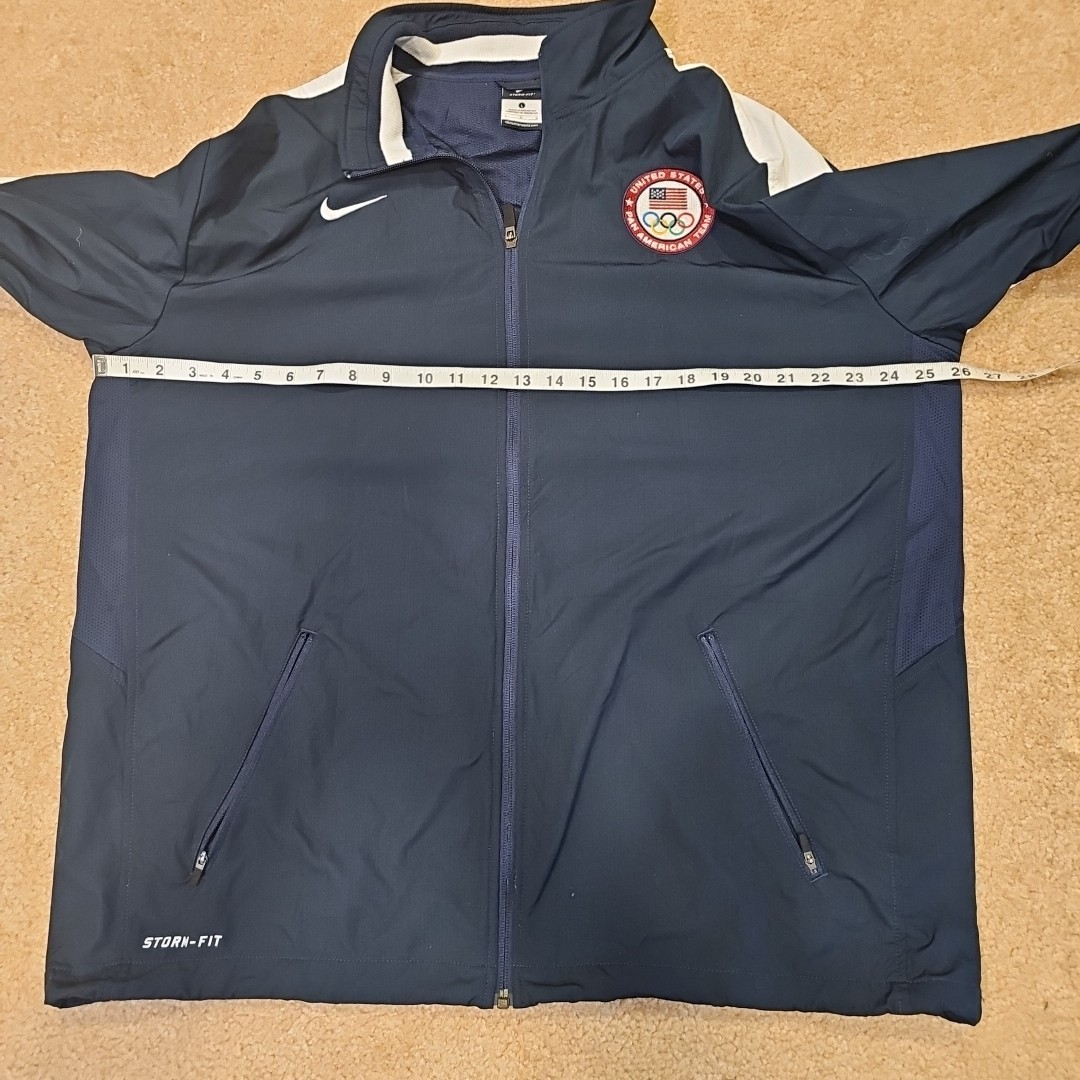 United States Pan American Olympic Team USA Nike Jacket Size L 2011 Guadalajara