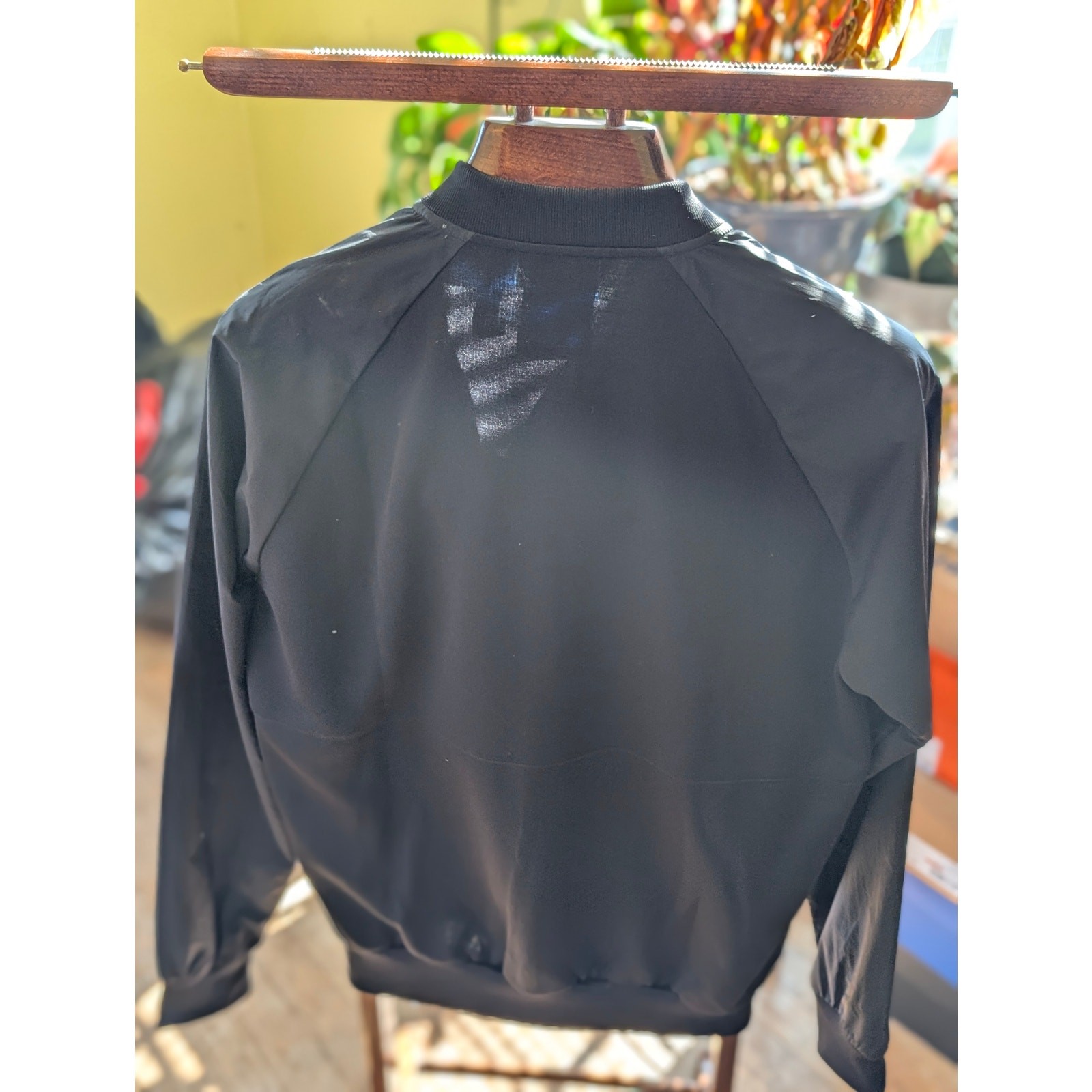 Adidas Originals Trefoil Track Jacket Black Men’s Size Medium Full Zip