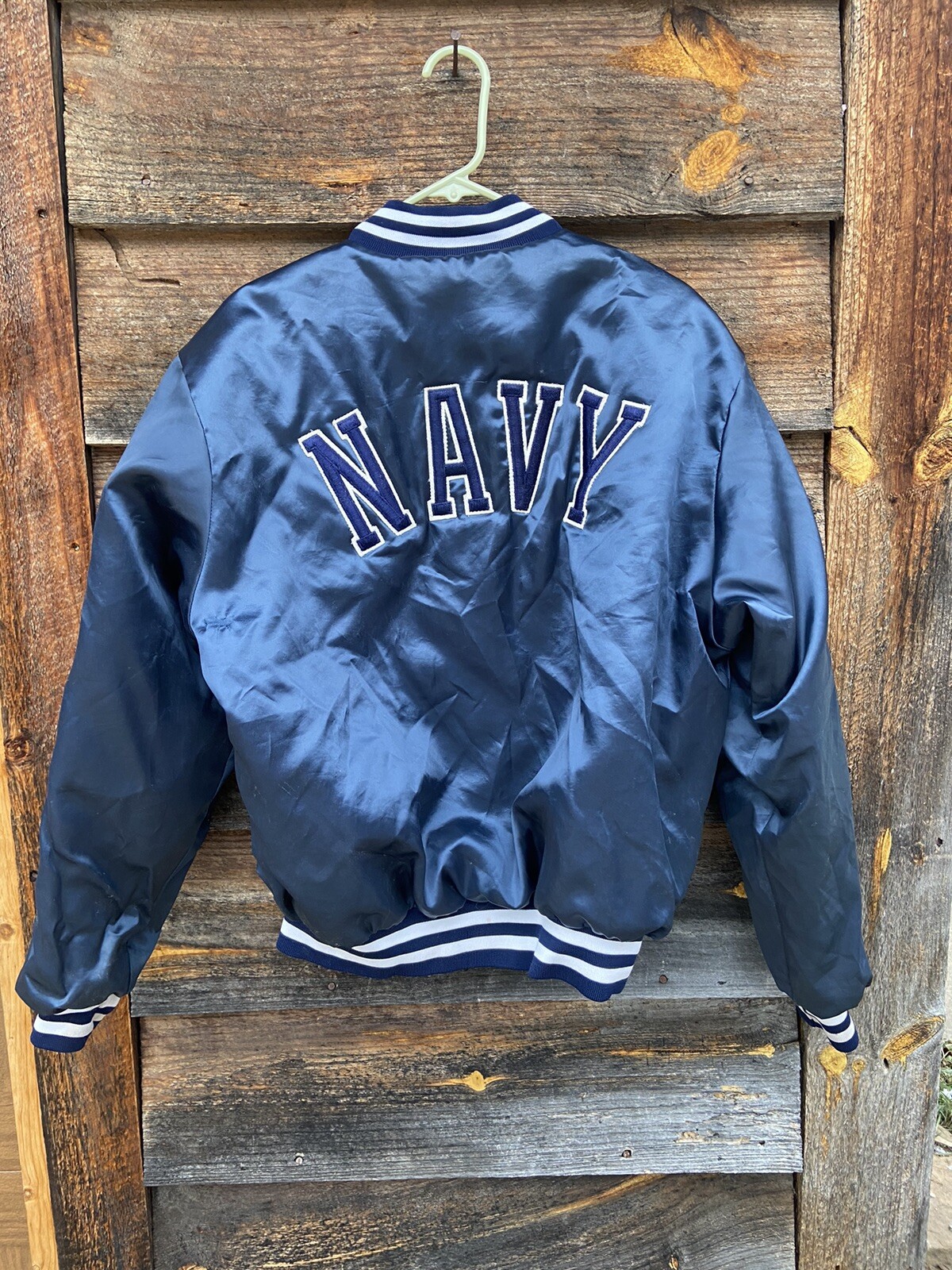 Vintage Men’s US Navy Swingster Windbreaker Jacket Blue Size L United States USA