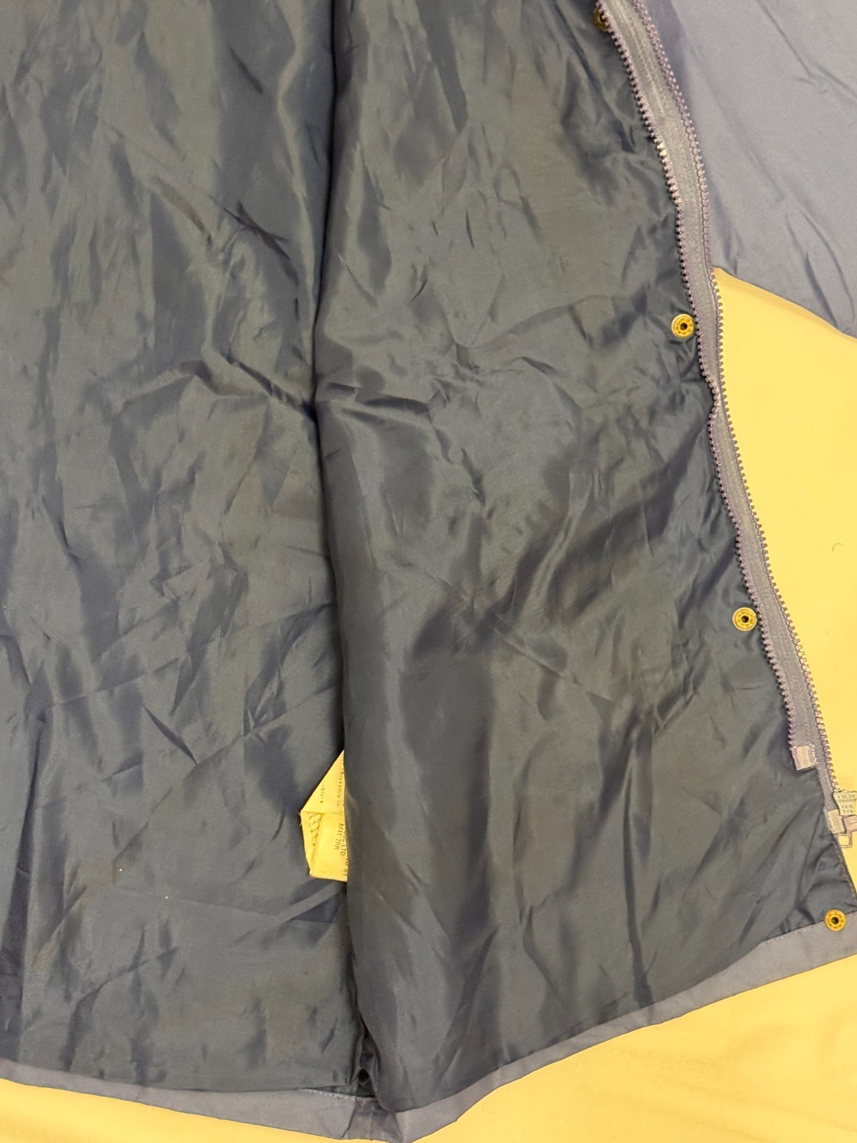 Regatta Waterproof Rain Jacket Blue Hooded Lightweight Packable Men’s Medium