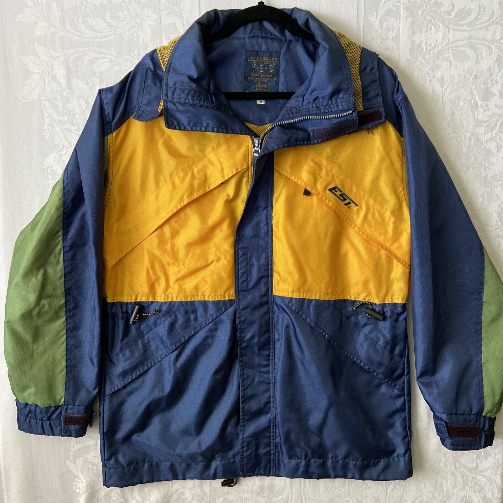 YES Classic Sportswear Windbreaker Jacket Mens Size S Chest 44 Length 32