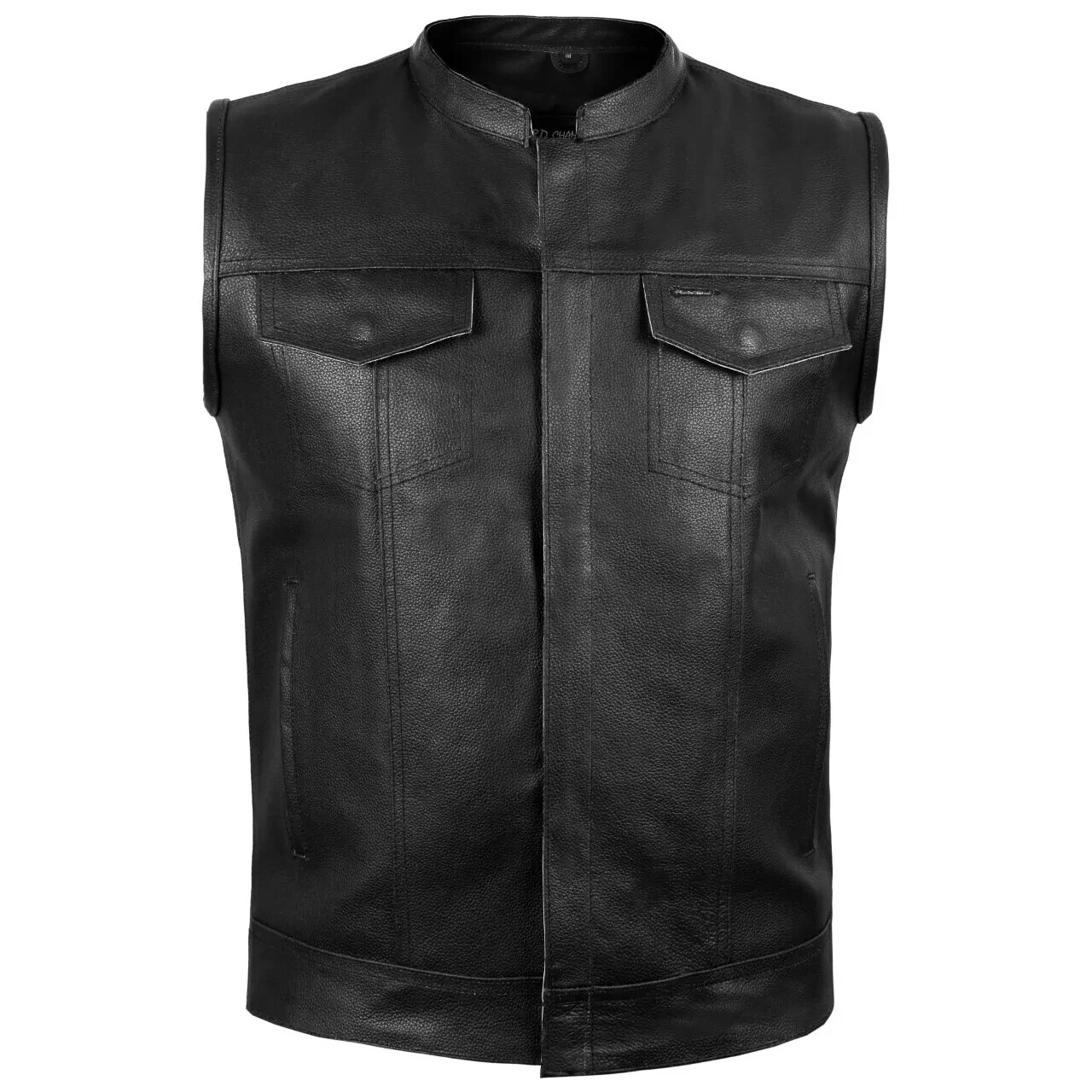 ARD® Men’s SOA Motorcycle Club Vest Leather Concealed Carry Biker Waistcoat