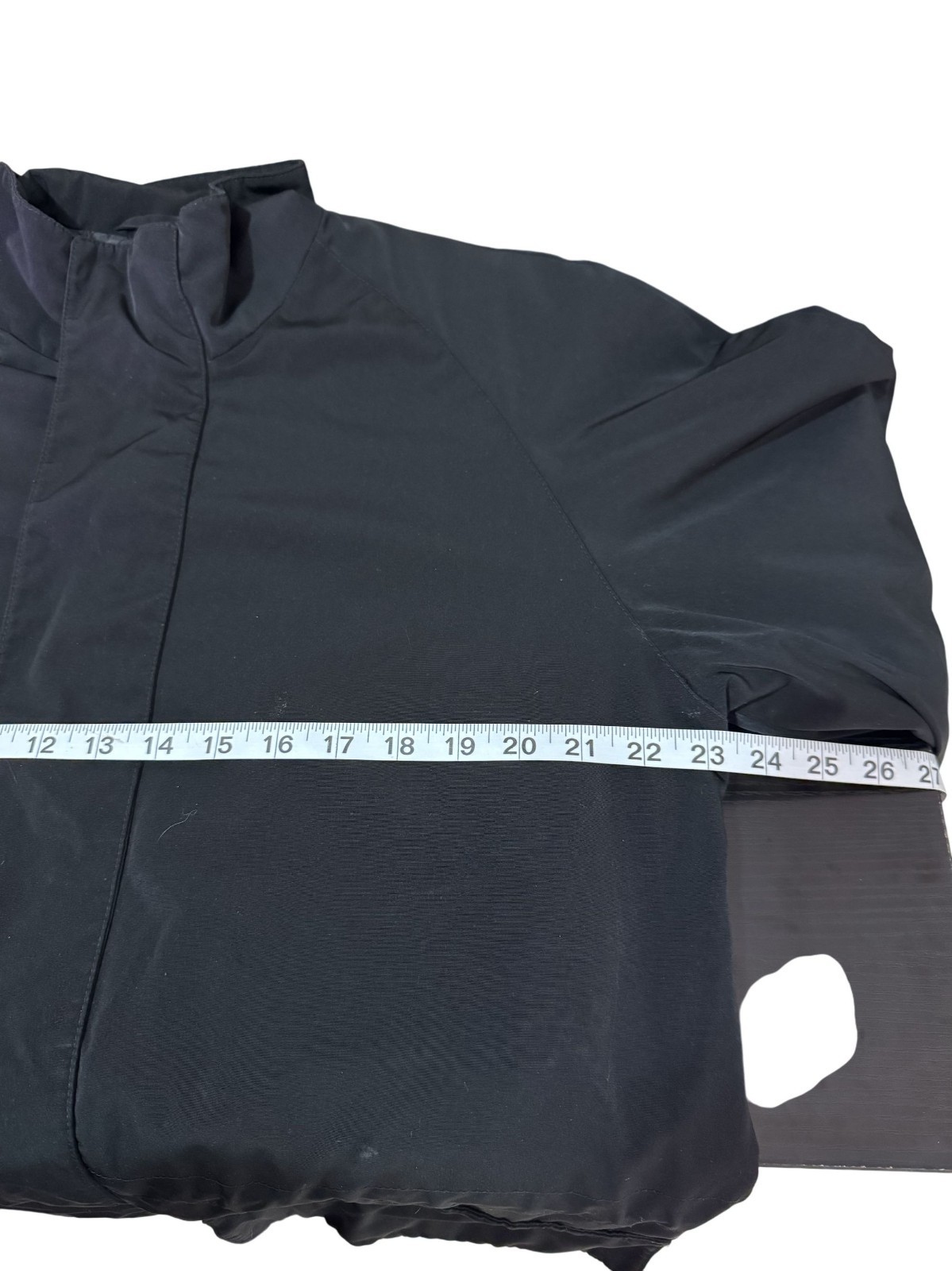 Axcess Men by Claiborne Black Quilted Lined Snap Button Zip Front Jacket Size M