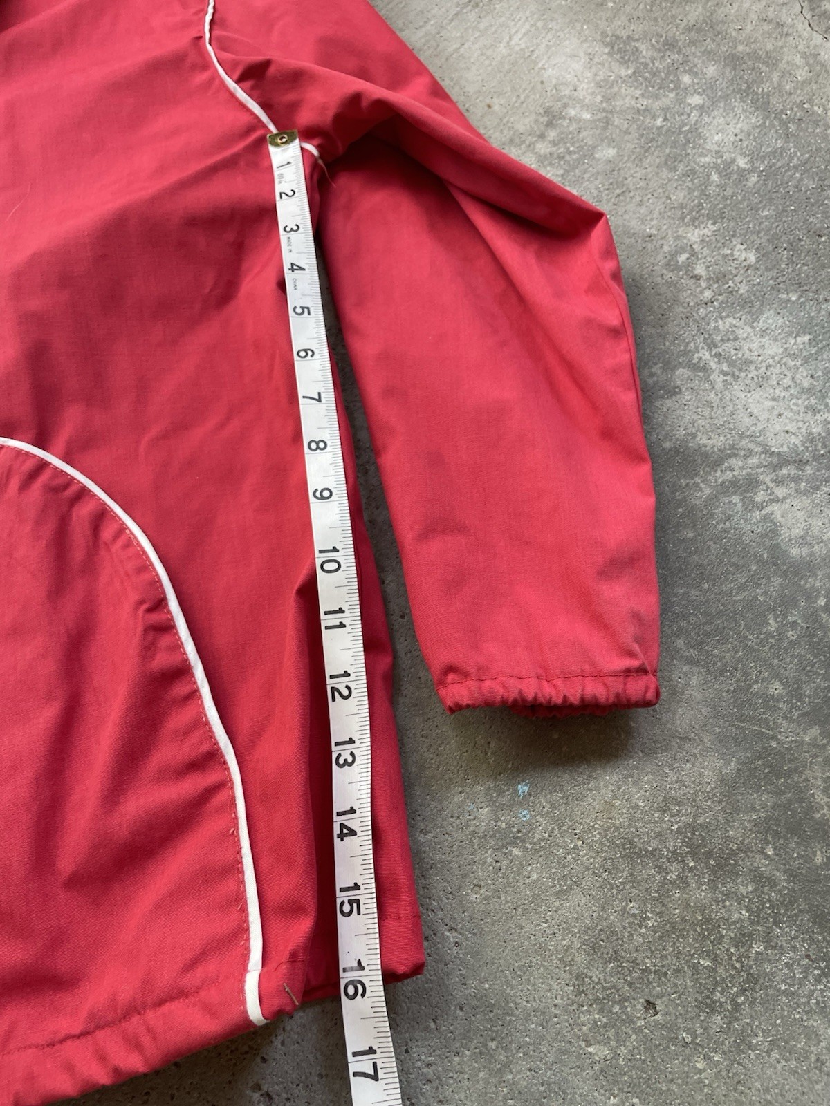 Real Vintage Rain Jacket Windbreaker Coat 70’s Men’s Dry Clean Only