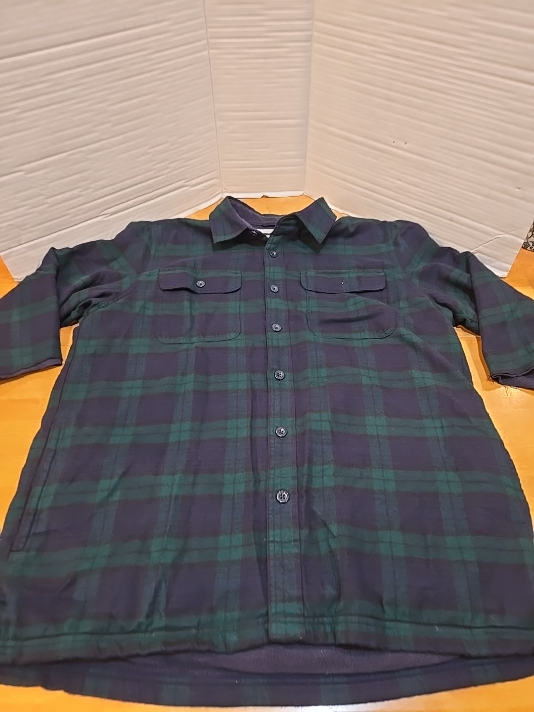 LL Bean Fleece Lined Work Shacket Vintage Men’s L Seller Original Owner See Desc