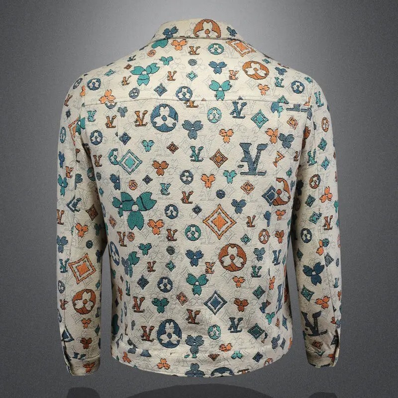Men Luxury Fashion Trendy Bomber Streetwear Long Sleeve Slim Casual Jacket Coat