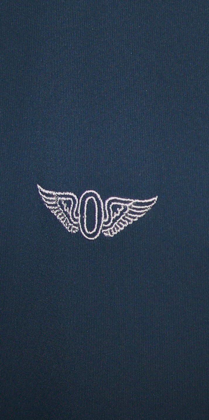 PETER MILLAR Poly Spandex Zip Vest Jacket Sweater Shirt THE OLYMPIC CLUB XL Blue