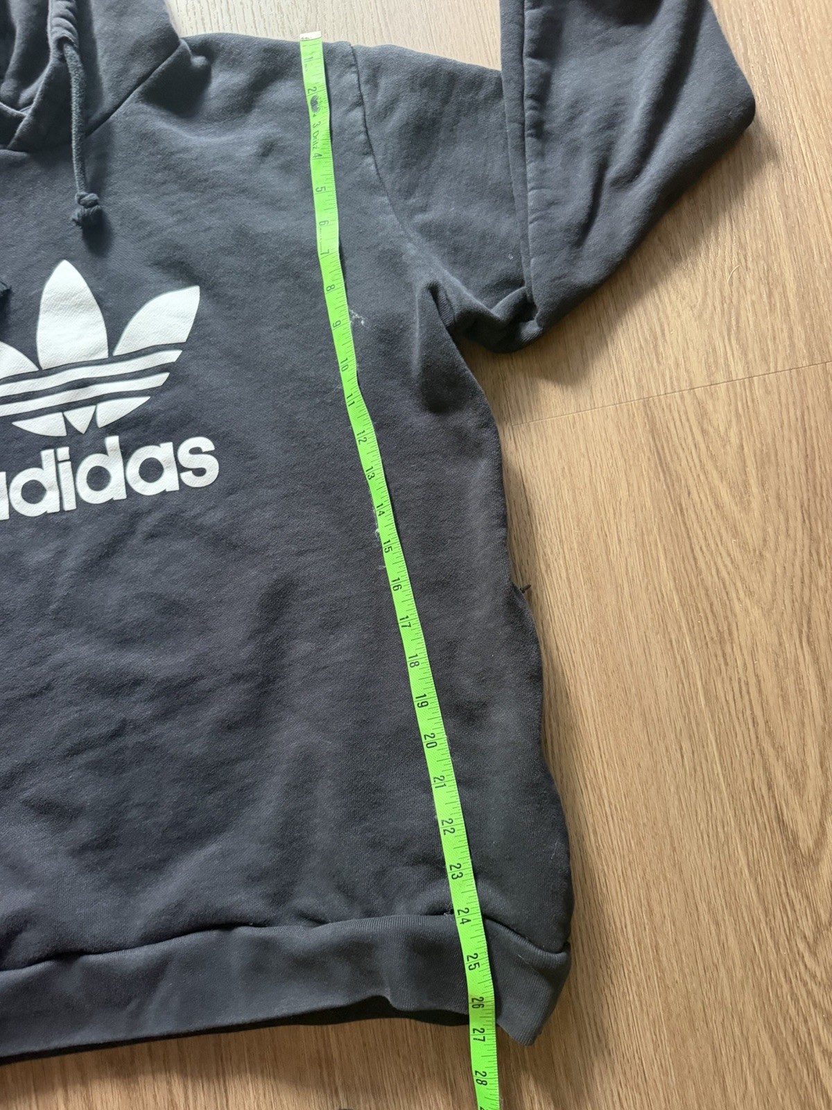 Adidas Originals Trefoil Hoodie Men’s XL Black Pullover Sweatshirt Logo