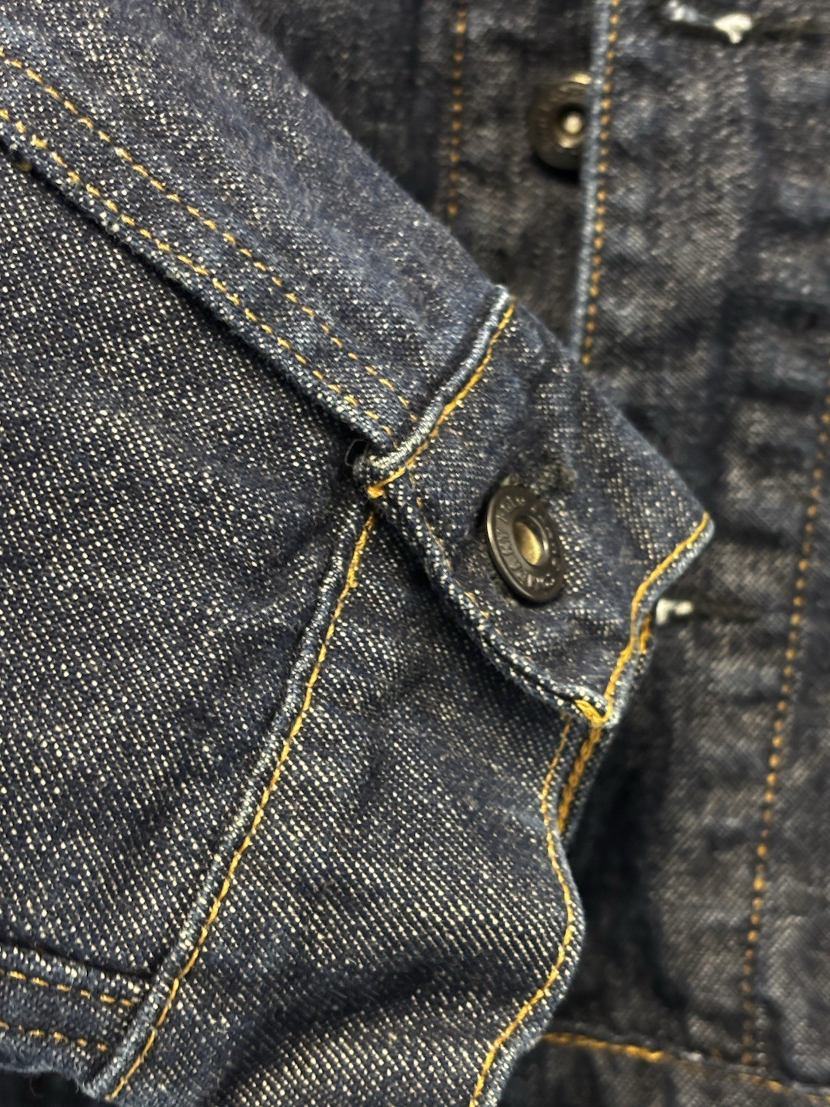 Polo Ralph Lauren Men’s Jacket Sz Med Dk Blue Denim Trucker