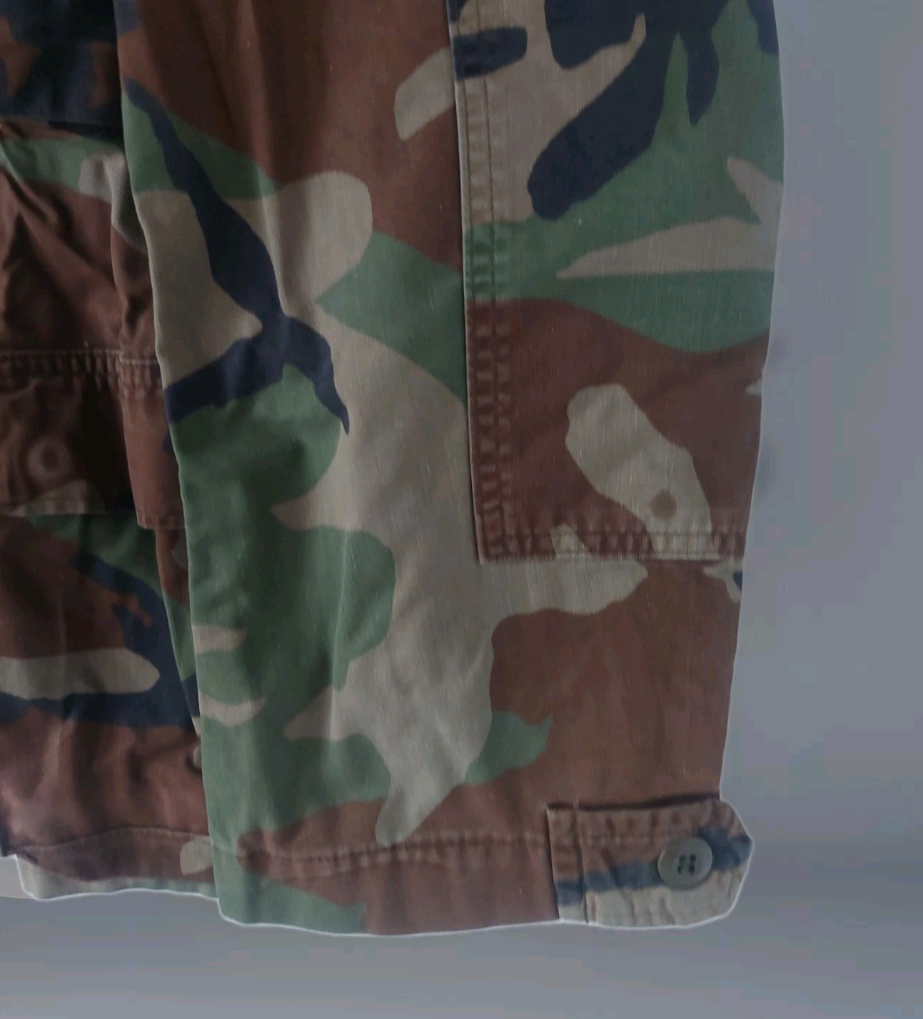 Vintage US United States Army Woodland Camouflage Field Jacket Sz Small-Regular