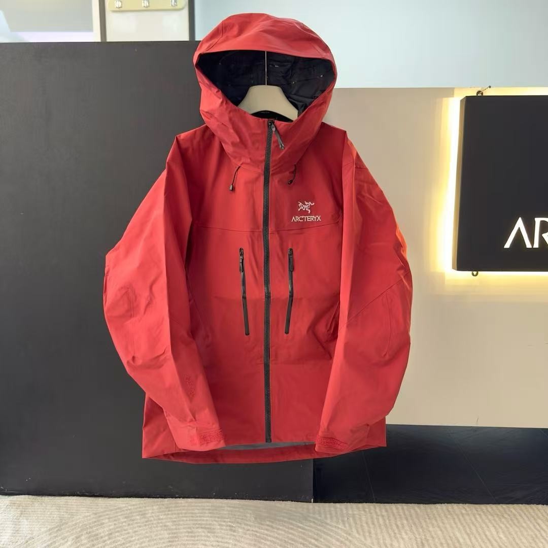 Fashion ARC 7 Alpha SV Gore-Tex Jackets Camping Hiking Outdoor Travel Red Coat