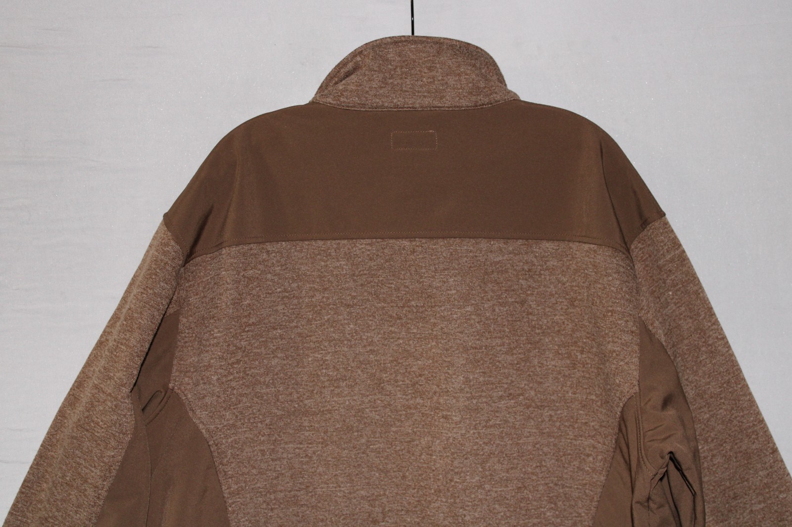 NRA Mens Brown Polyester/Cotton Full Zip Soft Shell Fleece Jacket Size 3XL