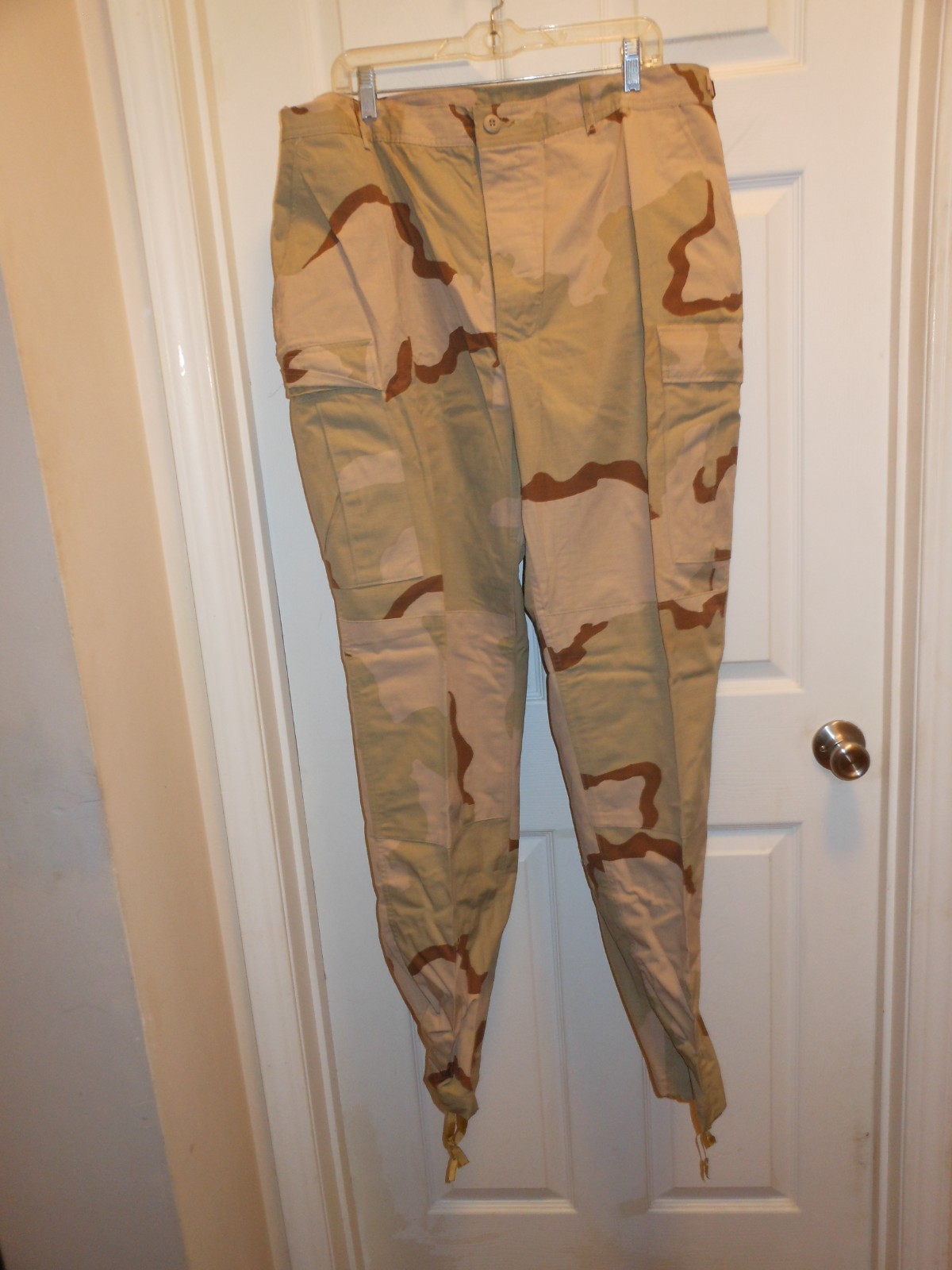 UNISEX Adult U.S. Military Desert Camo Pants see Pull Down