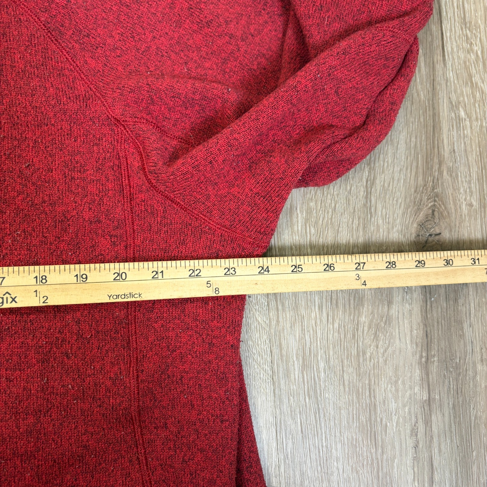 Patagonia Men’s Better Sweater Red 1/4 Zip XL Fleece Fall Spring Pullover