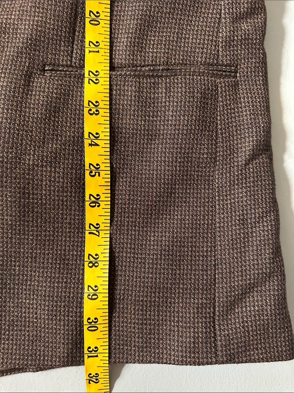 Pronto Uomo Brown Tweed Textured Two-Button Sport Coat Lambswool Mens 52R