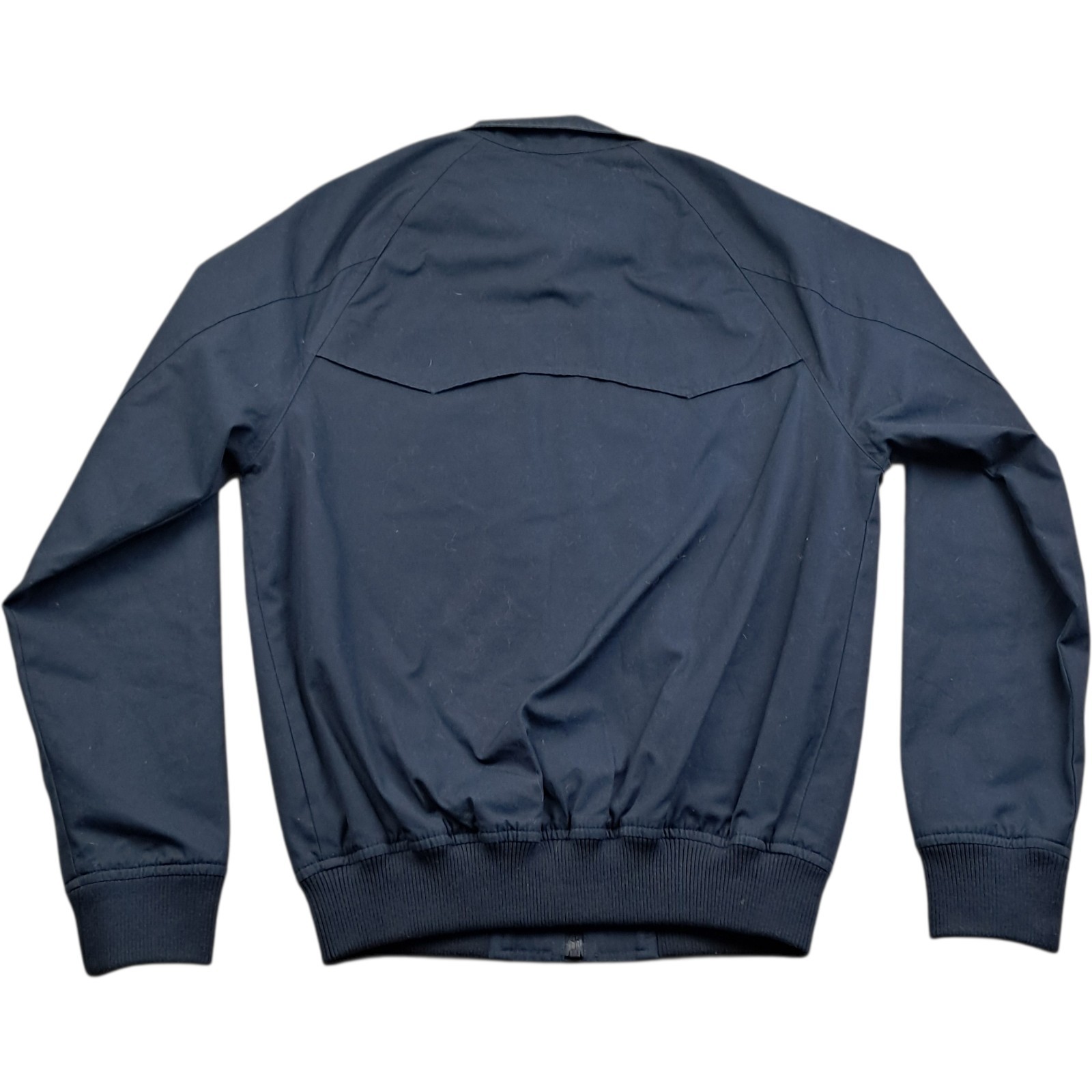 Ben Sherman Jacket S Men’s Blue Cotton / Polyester Harrington Plain Signature