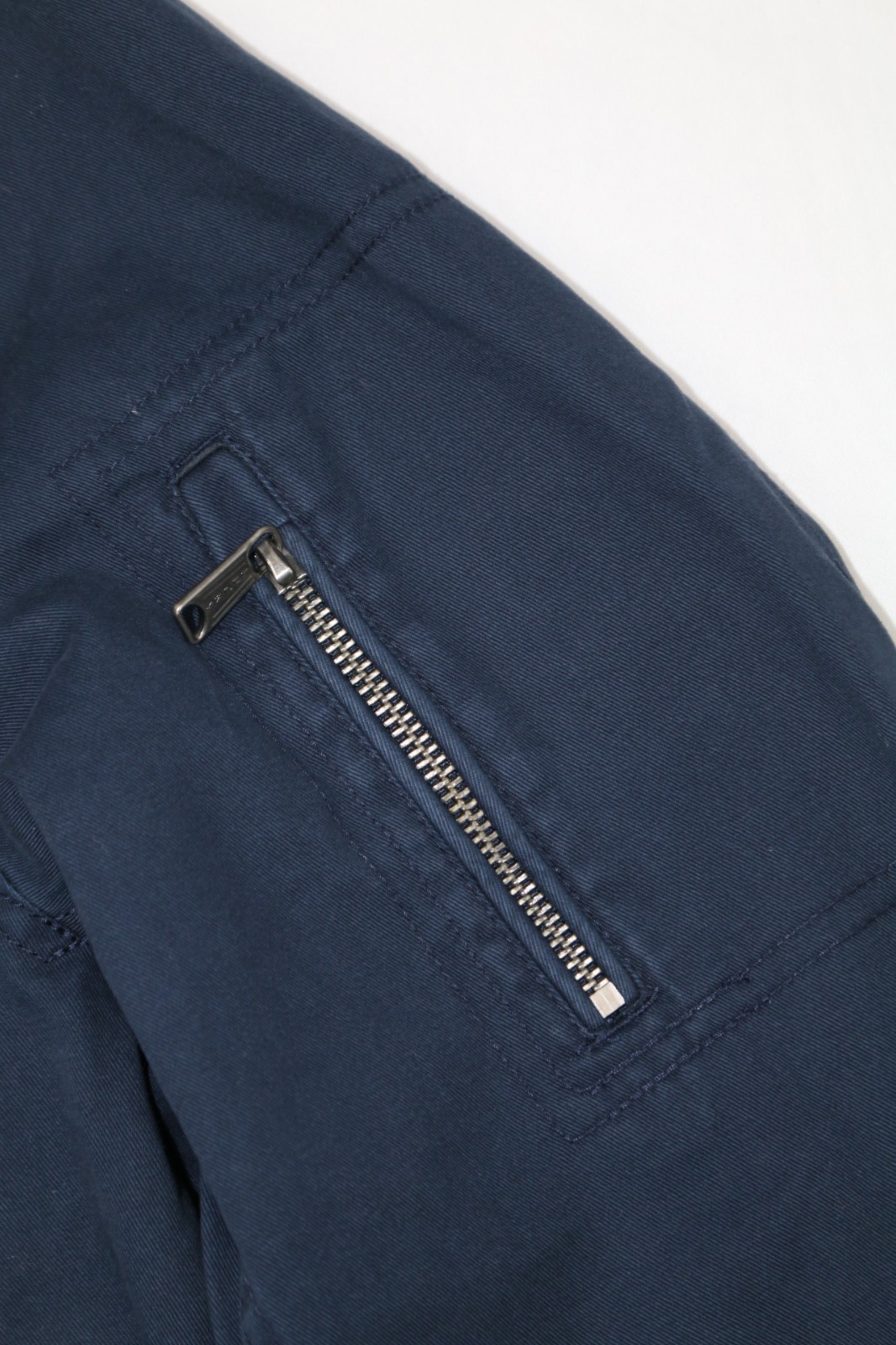 Lucky Brand Full Zip Bomber Jacket Mens Navy Blue M-2XL Swill Lined Cotton Pocke