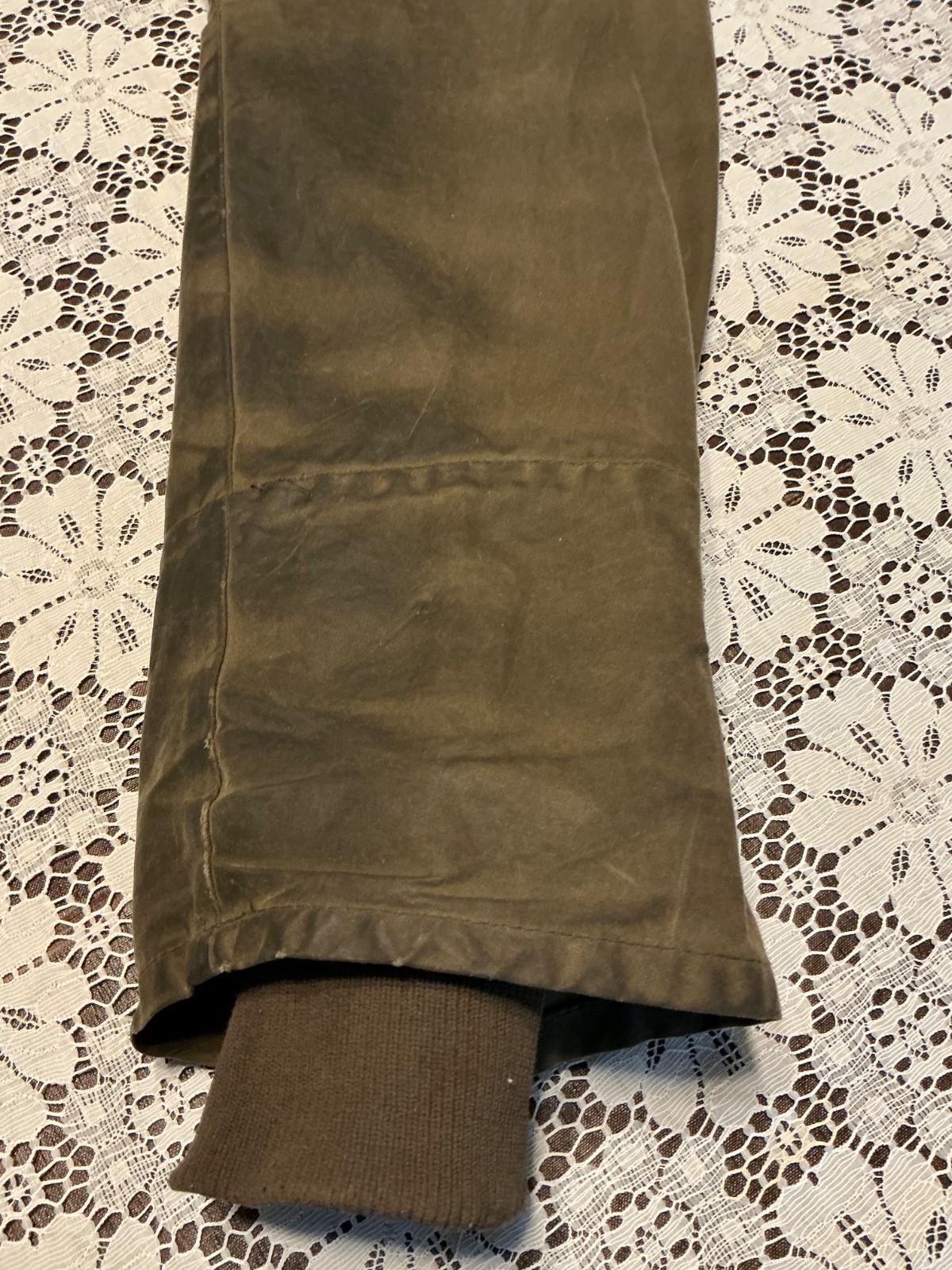 Filson 1438N All Season Rain Coat Men’s large Oil Finish Cover Cloth 6oz used