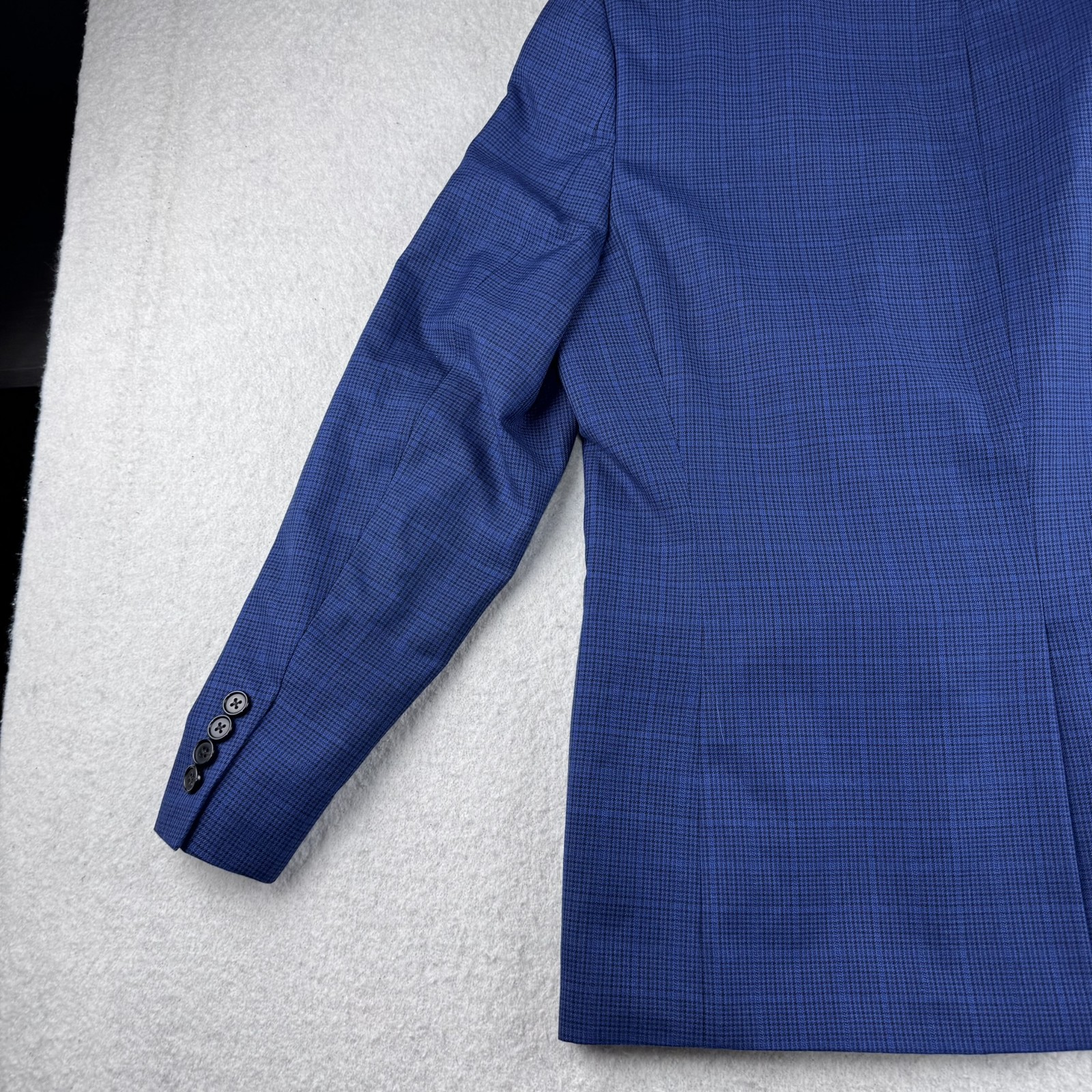 Lauren Ralph Lauren Men’s Blue Plaid Two-Button Sport Coat Blazer Size 42R