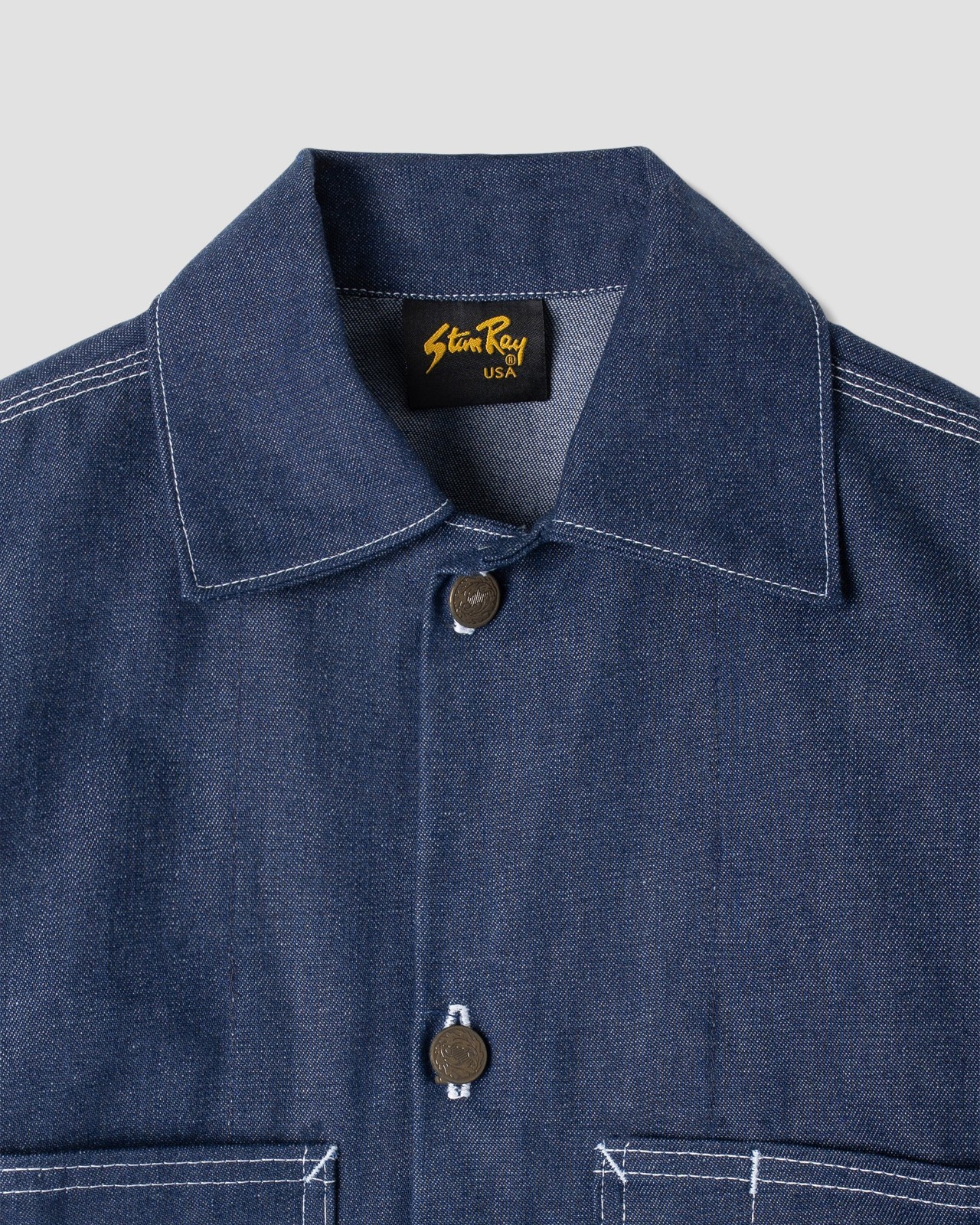 Stan Ray Shop Jacket Indigo Denim Made in USA New with tag