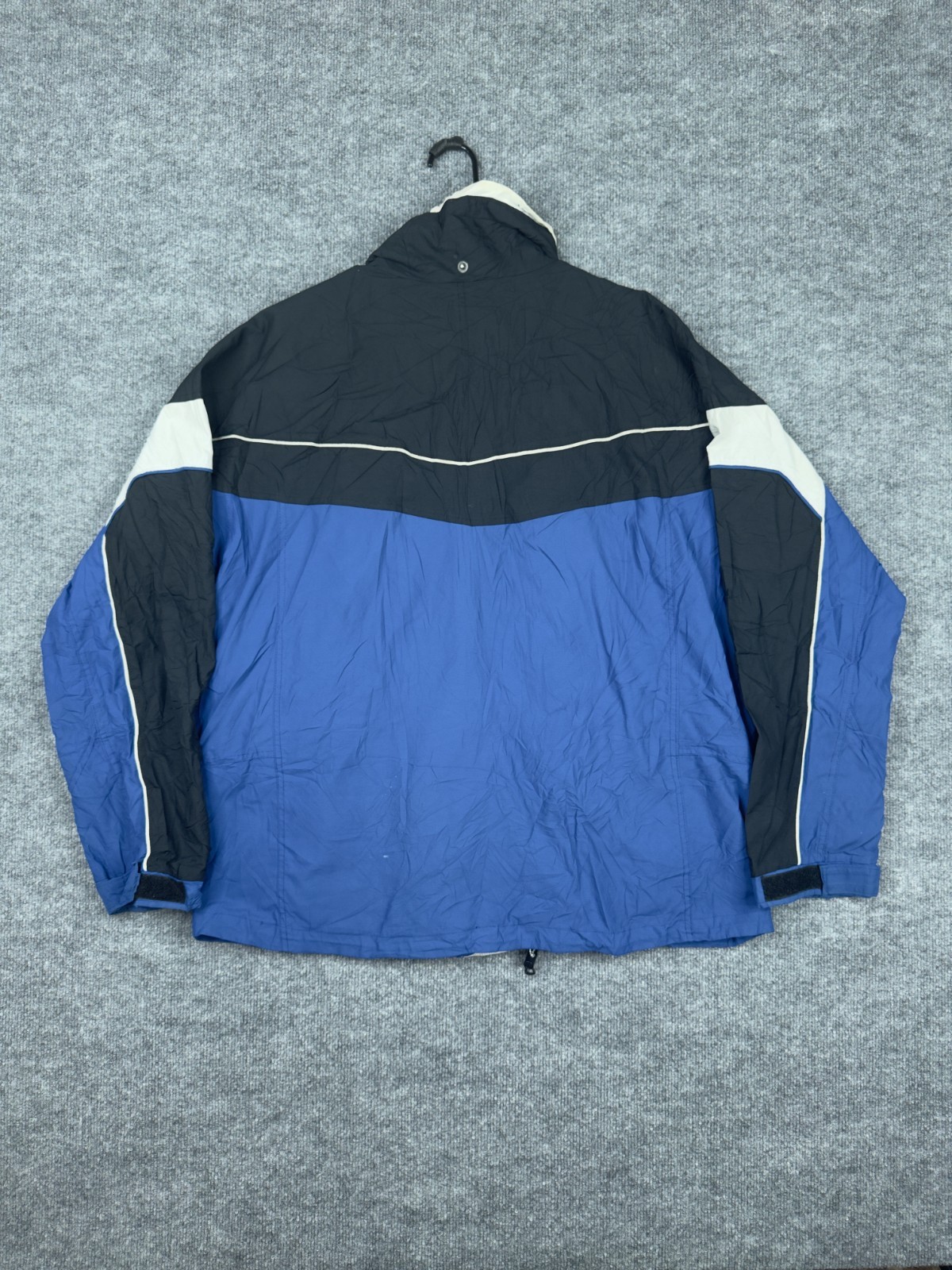Columbia CORE Interchange Jacket Men’s XL Blue Black Vintage Style Ski Shell