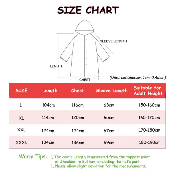 Men Black Waterproof Long Raincoat Rain Coat Hooded Trench Jacket Outdoor Hiking