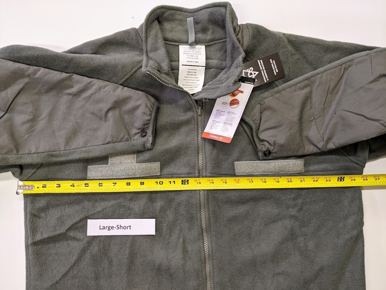 U.S. MILITARY PARKA LINER POLARTEC FLEECEJACKET FLAME-RESISTANT Large-L/R/S