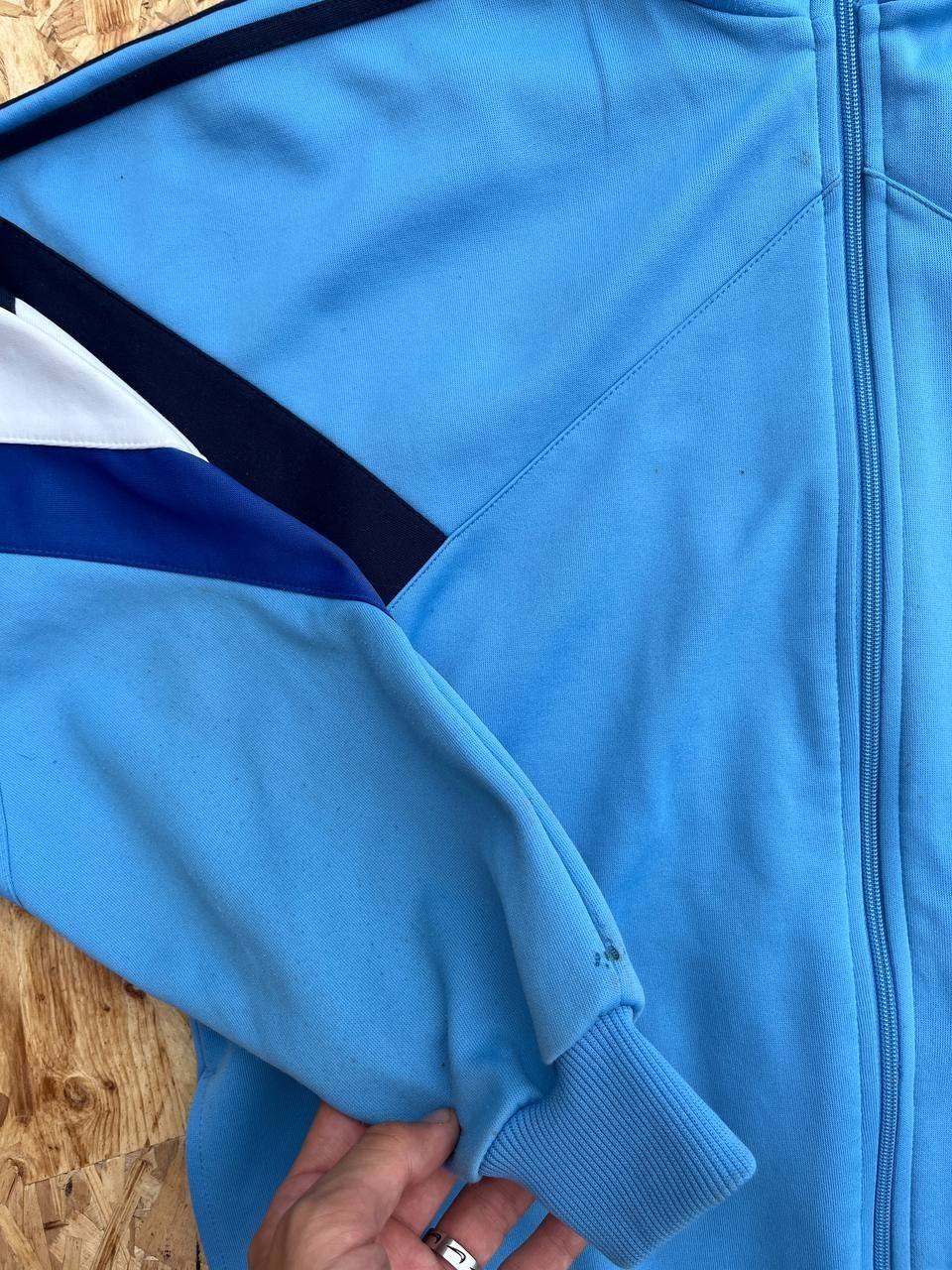 Vintage Adidas Trefoil Track Jacket Sky Blue 80s/90s (Made in Singapore) Size L