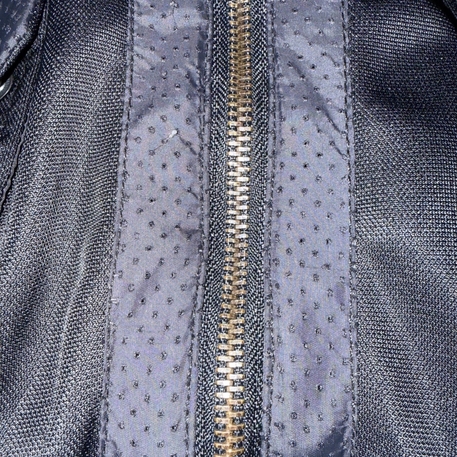Civil Society Jacket L Black Bomber Varsity Track Knit Trim Mesh Accent Full zip