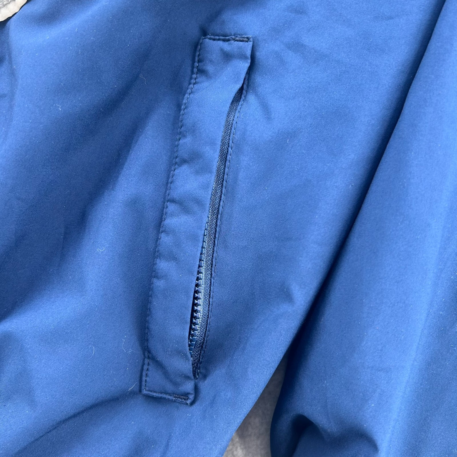 Men’s U.S Air Force Jacket Short Windbreaker vintage 90s Official Small Blue