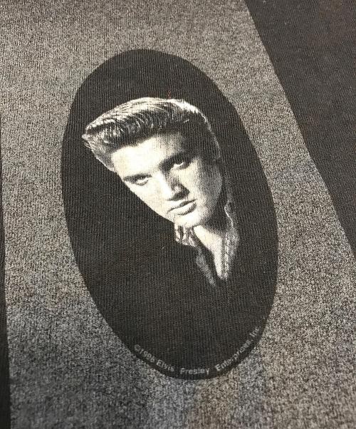 Elvis Presley 90s T-Shirt Black L Cotton Vintage Music Performer