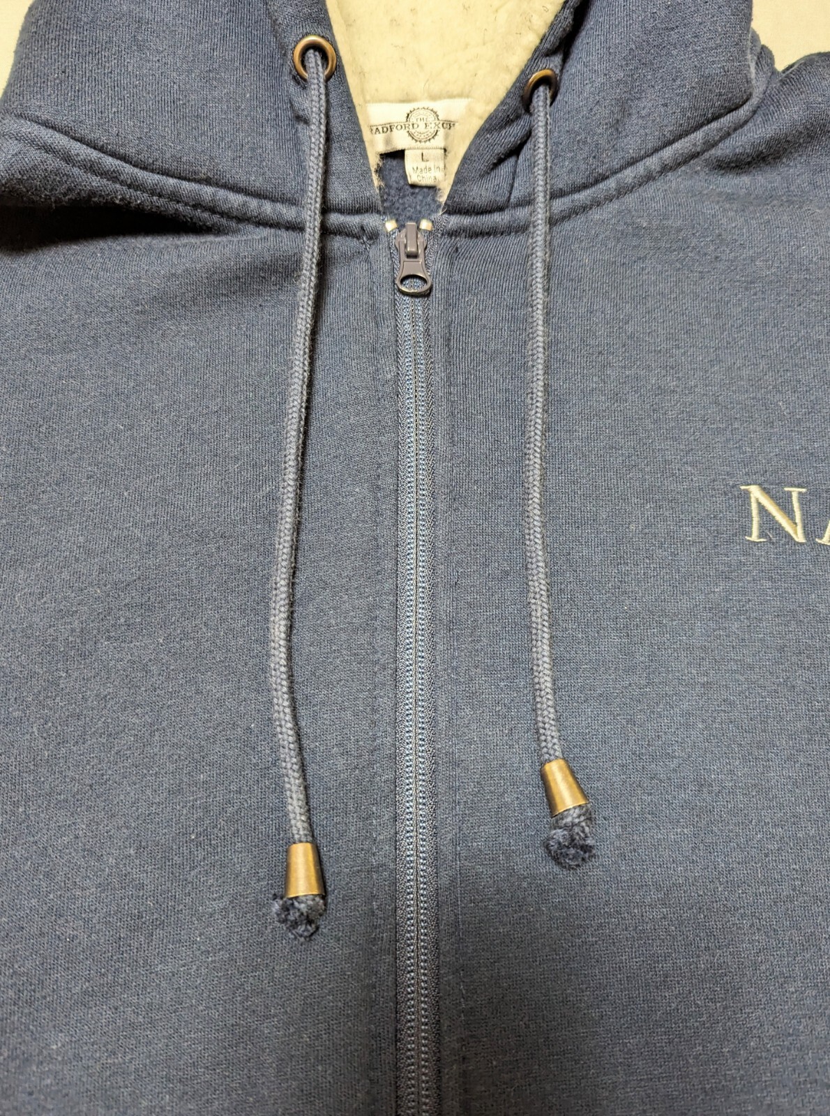 The Bradford Exchange United States US Navy Men’s Size Large Blue Hooded Jacket