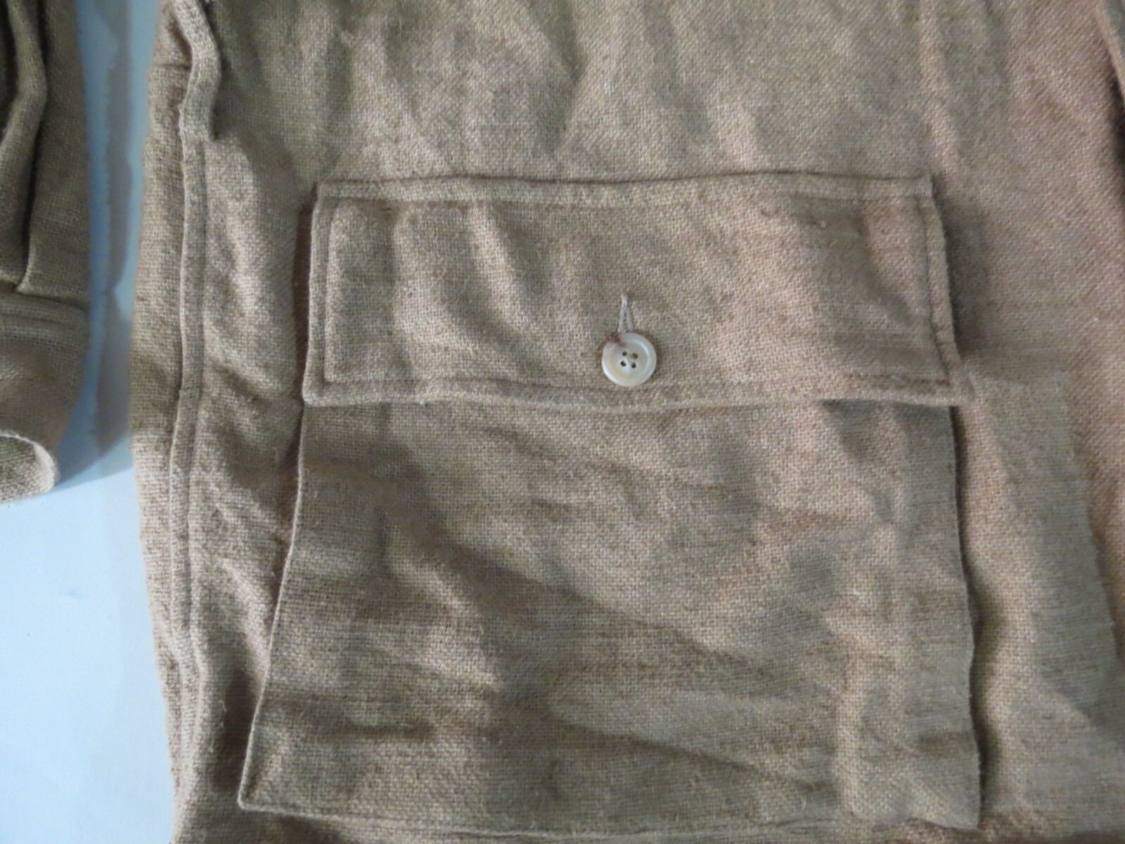 VTG Polo Ralph Lauren Tweed cotton «BELTLESS» four button Norfolk jacket L