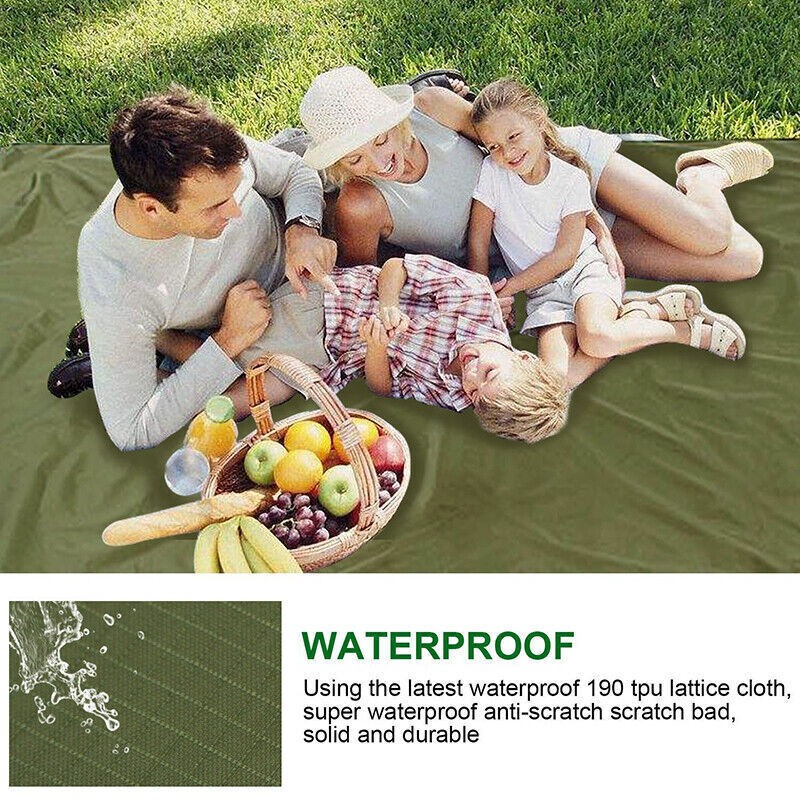 Waterproof Hooded Ripstop Camo Rain Coat Poncho Military Camping Hiking Hunting