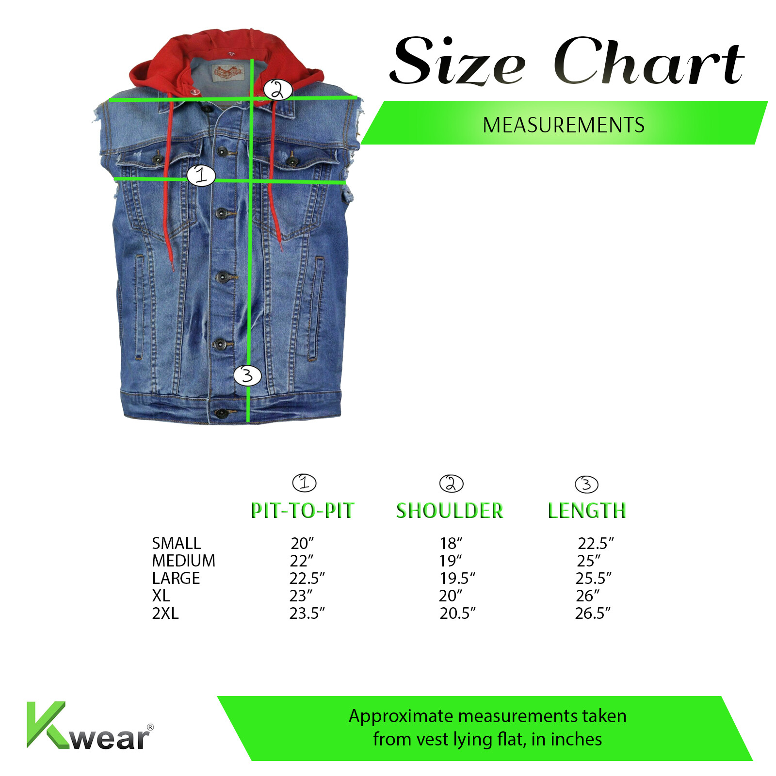 Men’s Distressed Button Up Slim Fit Denim Vest With Removable Drawstring Hood
