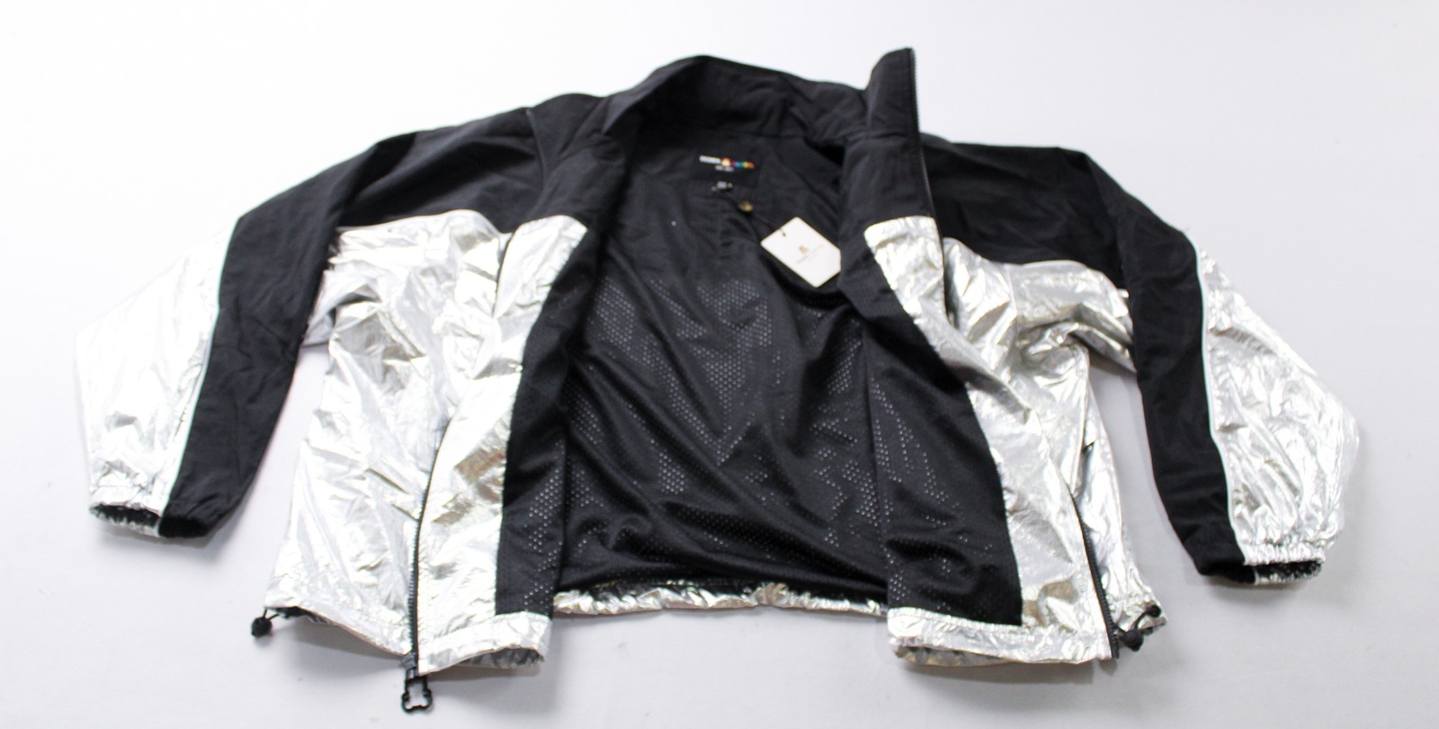 Teddy Fresh Unisex Adults’ Silver Panel Track Jacket NC3 Multi Size XS/S NWT