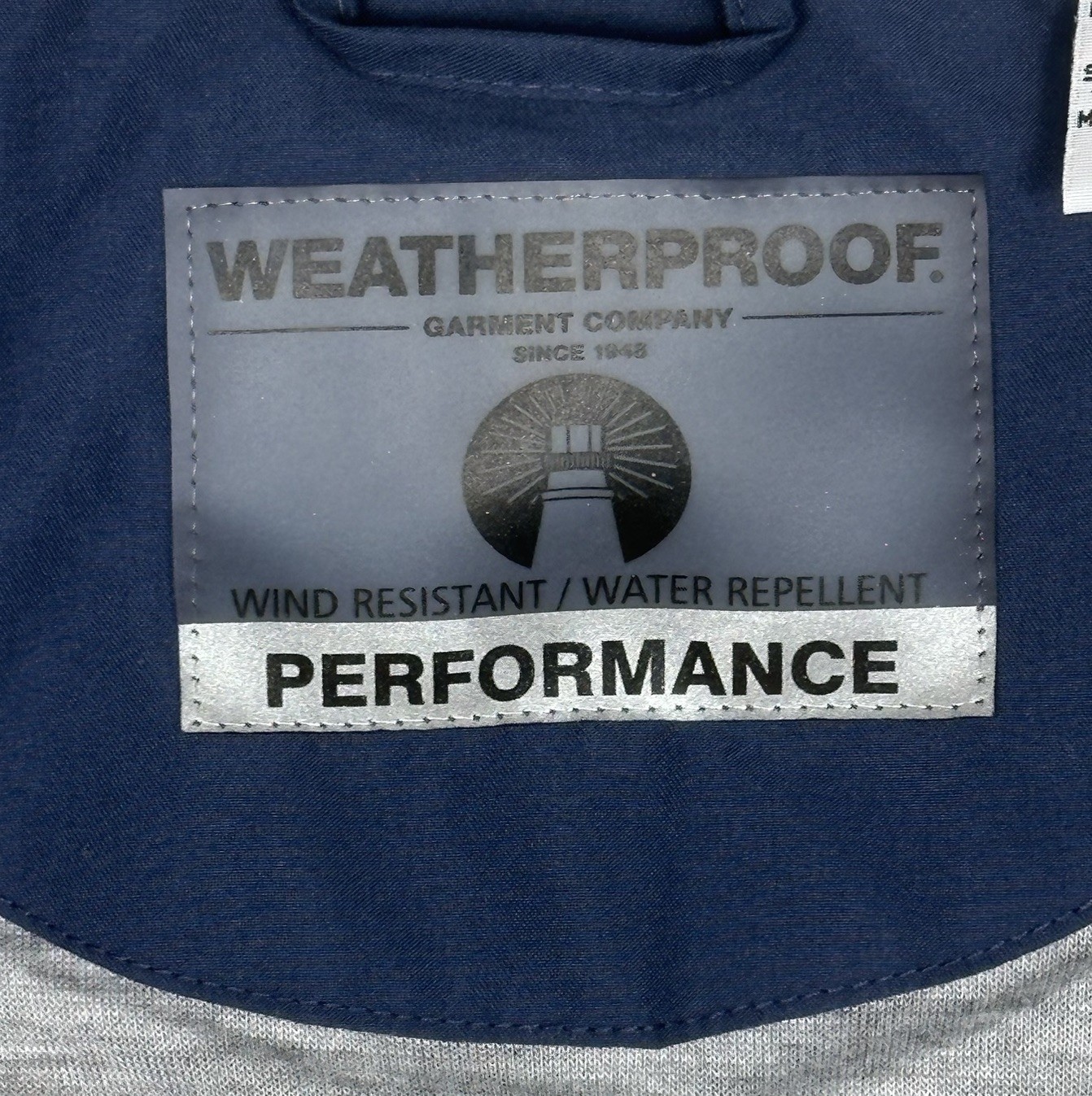 Weatherproof Garment Co Performance Jacket Mens L Water Repellant Wind Resistant