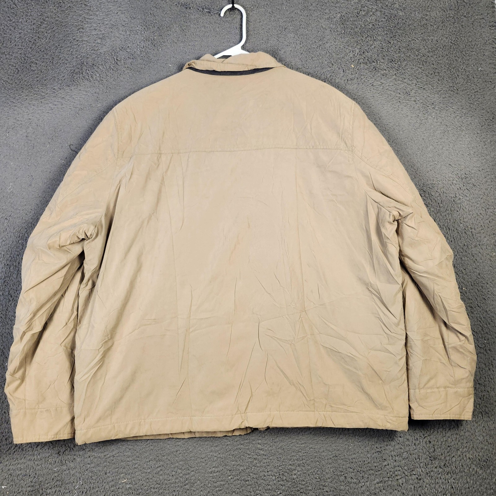 Dockers Jacket Mens XL Full Zip Quilted Lined Casual Coat Pockets