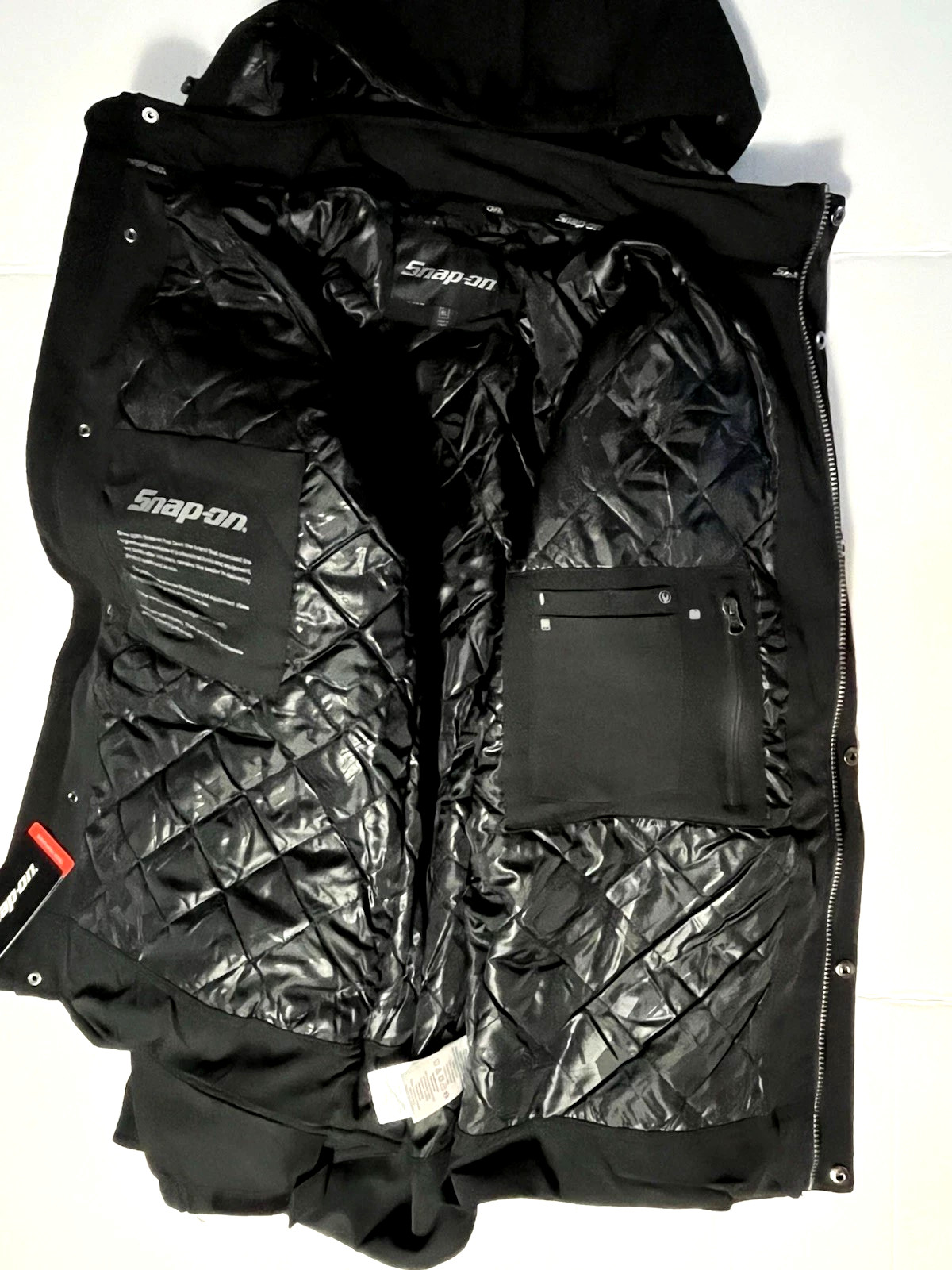 *NEW* Snap-on Tools Jacket 4XL *BLACK* Hooded, Insulated, 2024-25 Adams Jacket