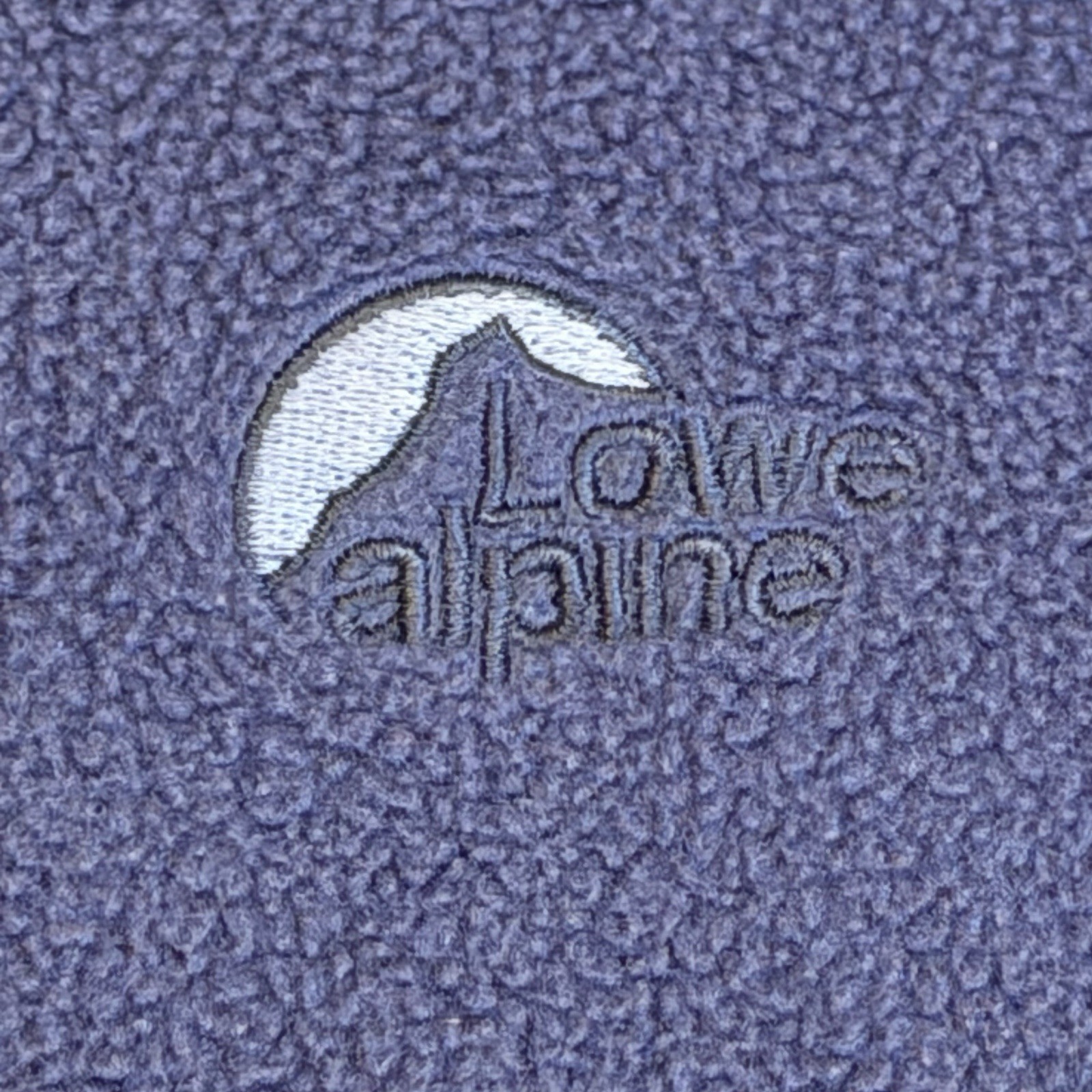 Lowe Alpine 1/4 Zip Fleece Mens XL Polartec Aleutian 255 Purple Walking Hiking