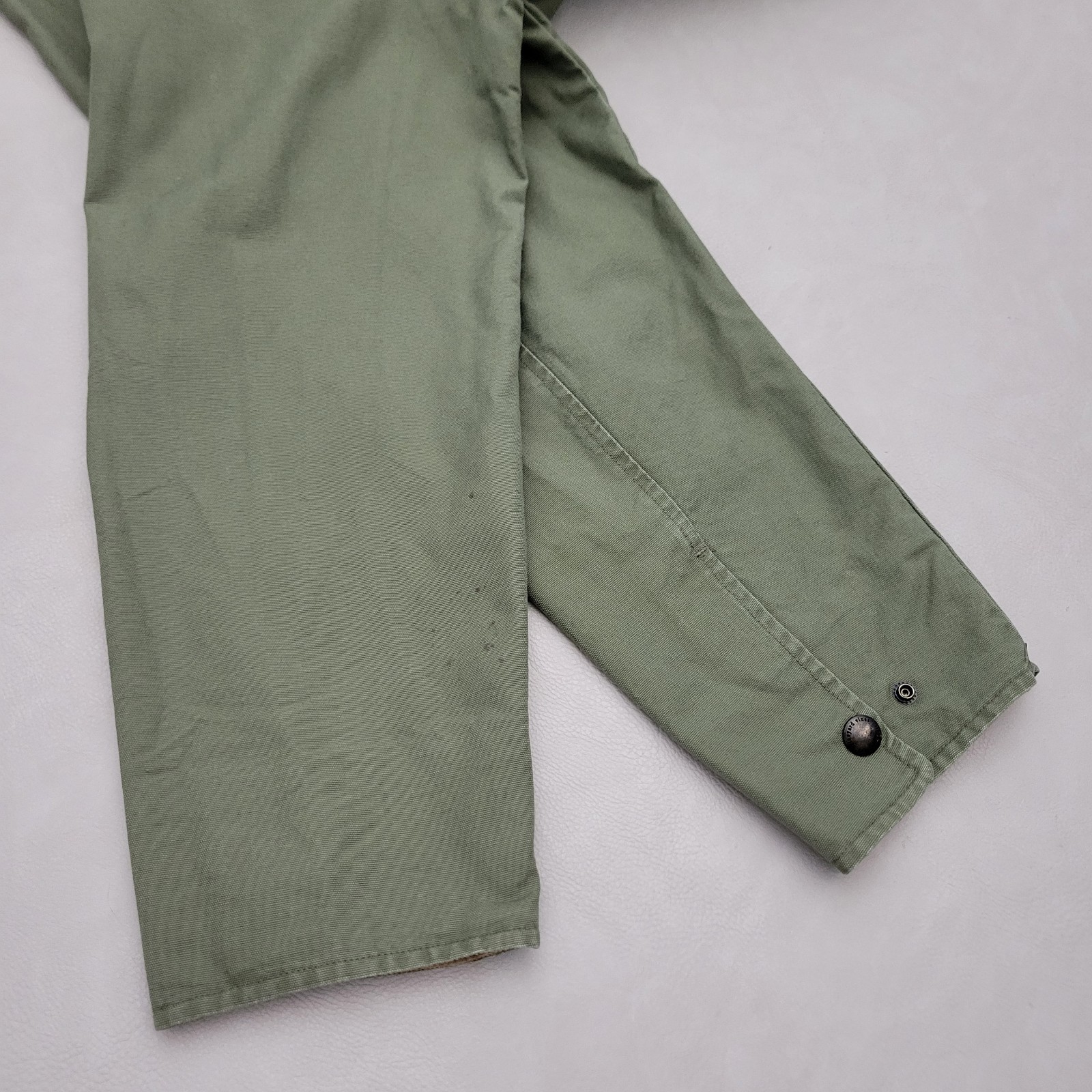 Vineyard Vines Mens Coat Boatyard Barn Chore Military Canvas Corduroy Green XL