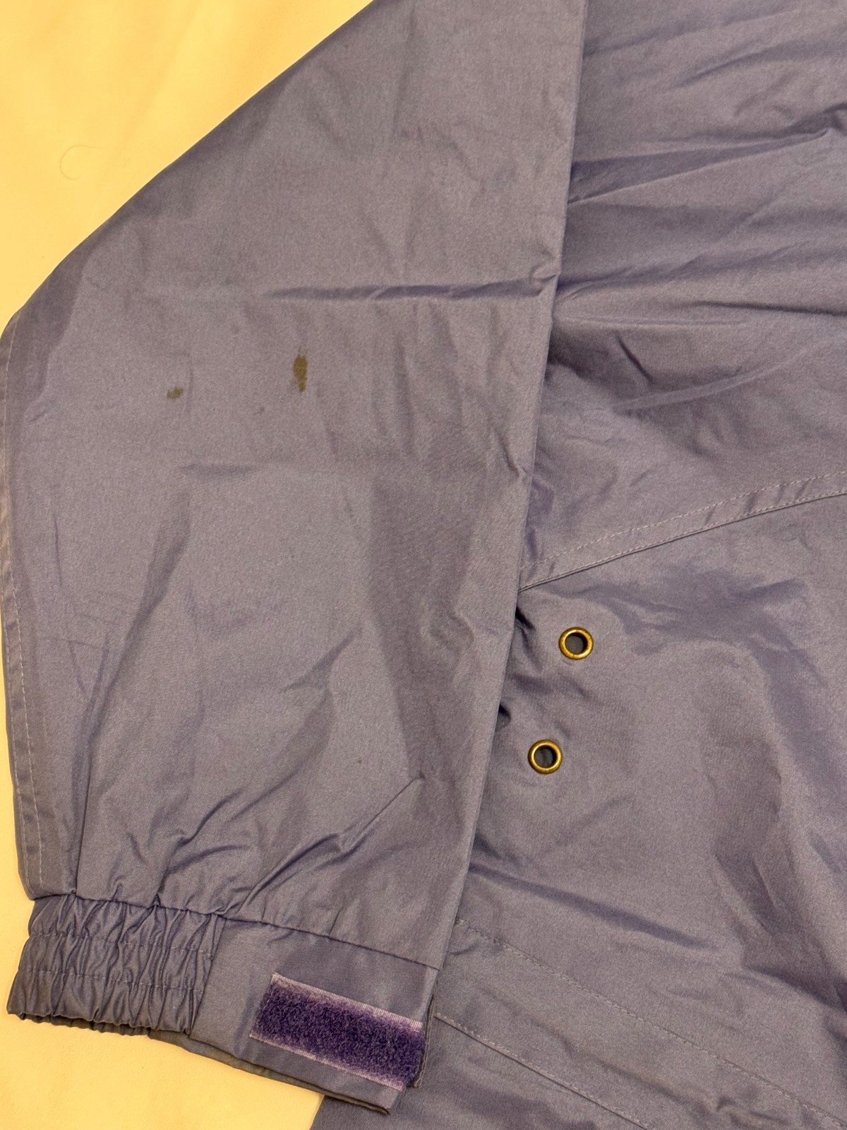 Regatta Waterproof Rain Jacket Blue Hooded Lightweight Packable Men’s Medium