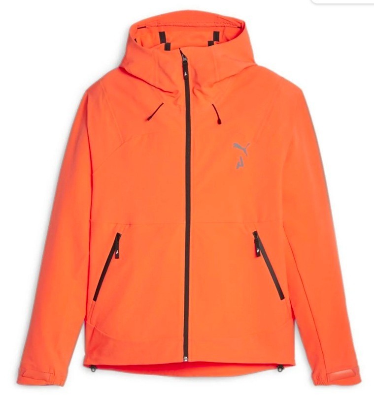 PUMA Seasons Softshell Running Jacket $160 Hot Heat Orange 524108 Men’s LARGE L