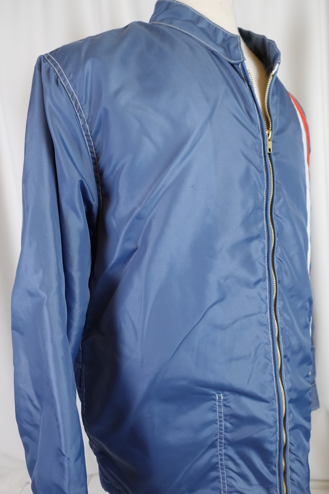 Birdwell Beach Britches Mens Racing Jacket Size Large Full Zip Casual USA Lined