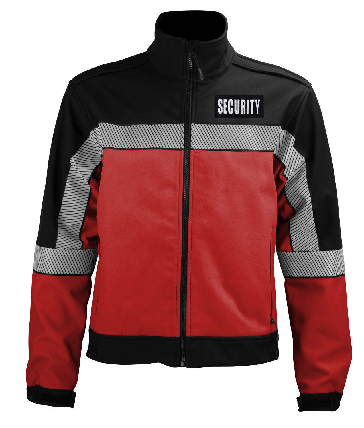 High Visibility Security Soft Shell Jackets with Reflective Emblems