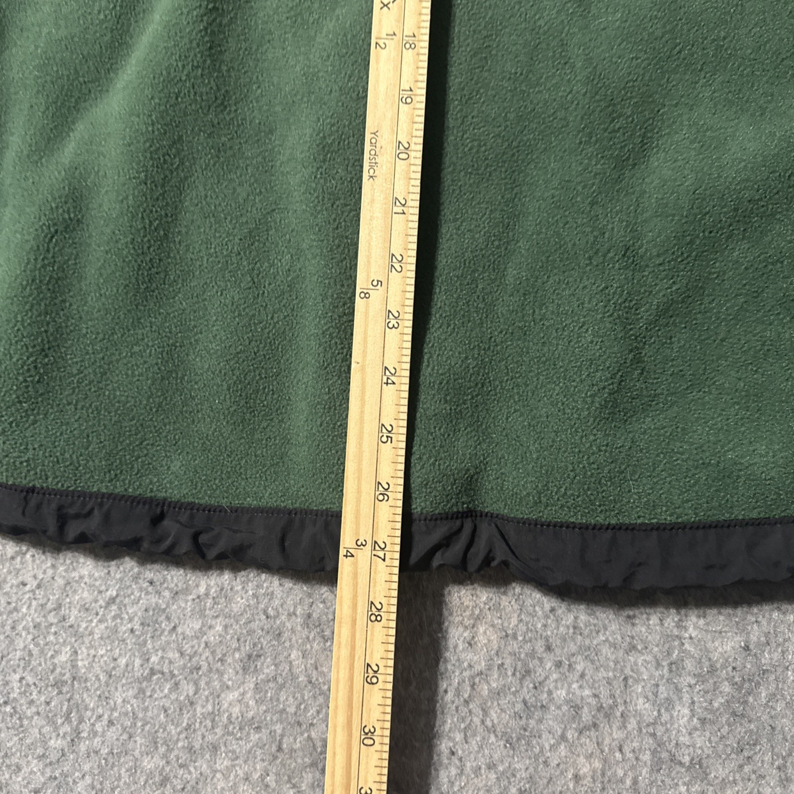 North Face Full Zip Jacket Mens M Fleece Soft Shell Toggle Mock Neck Logo Green