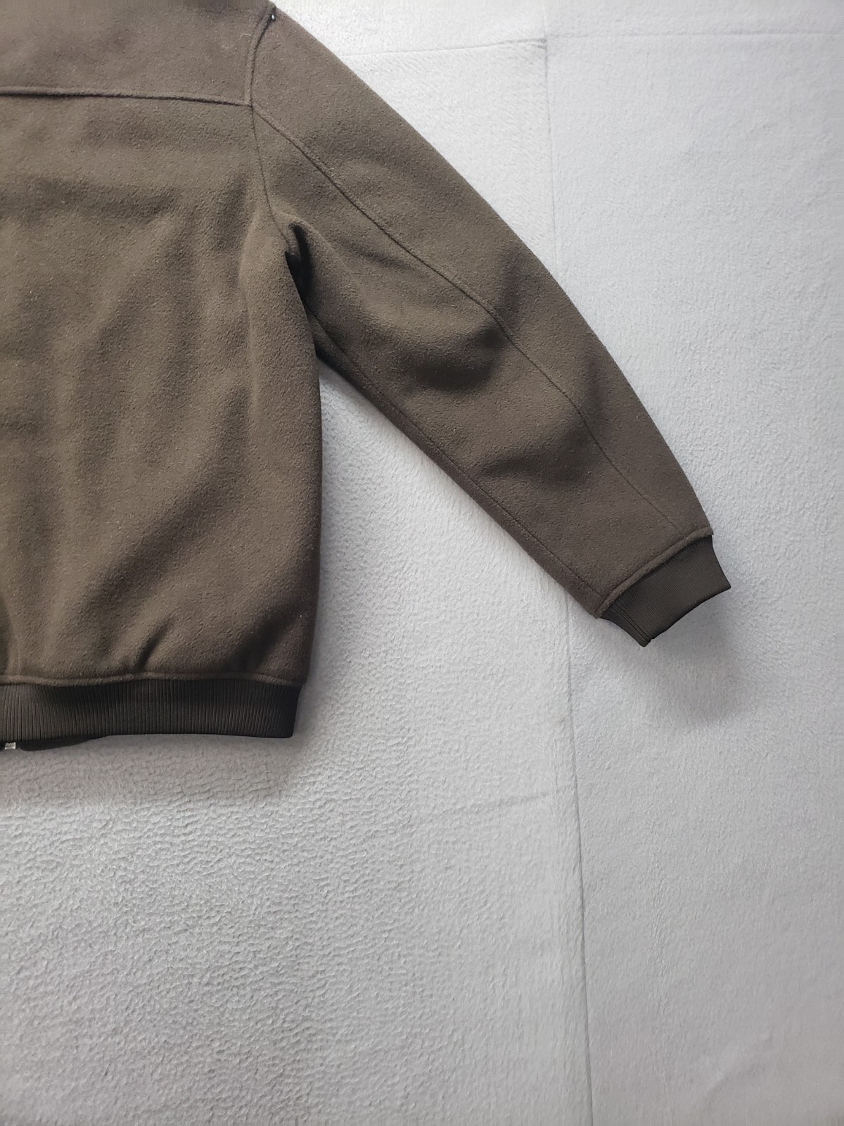 Springfield Men Bomber Jacket XL Olive Green Full Zip Collared Winter Outdoor