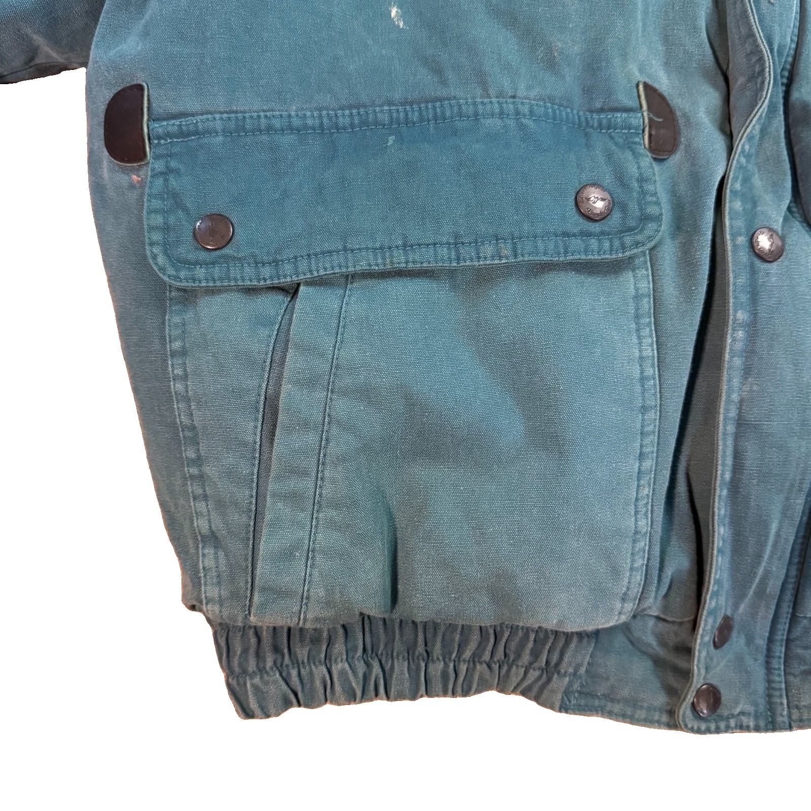 Vintage Adventure Gear Double Layer Construction Down Jacket Size XL Teal